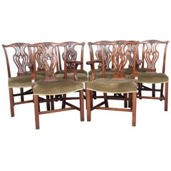 Set of Ten Early 20th Century Chippendale Chairs