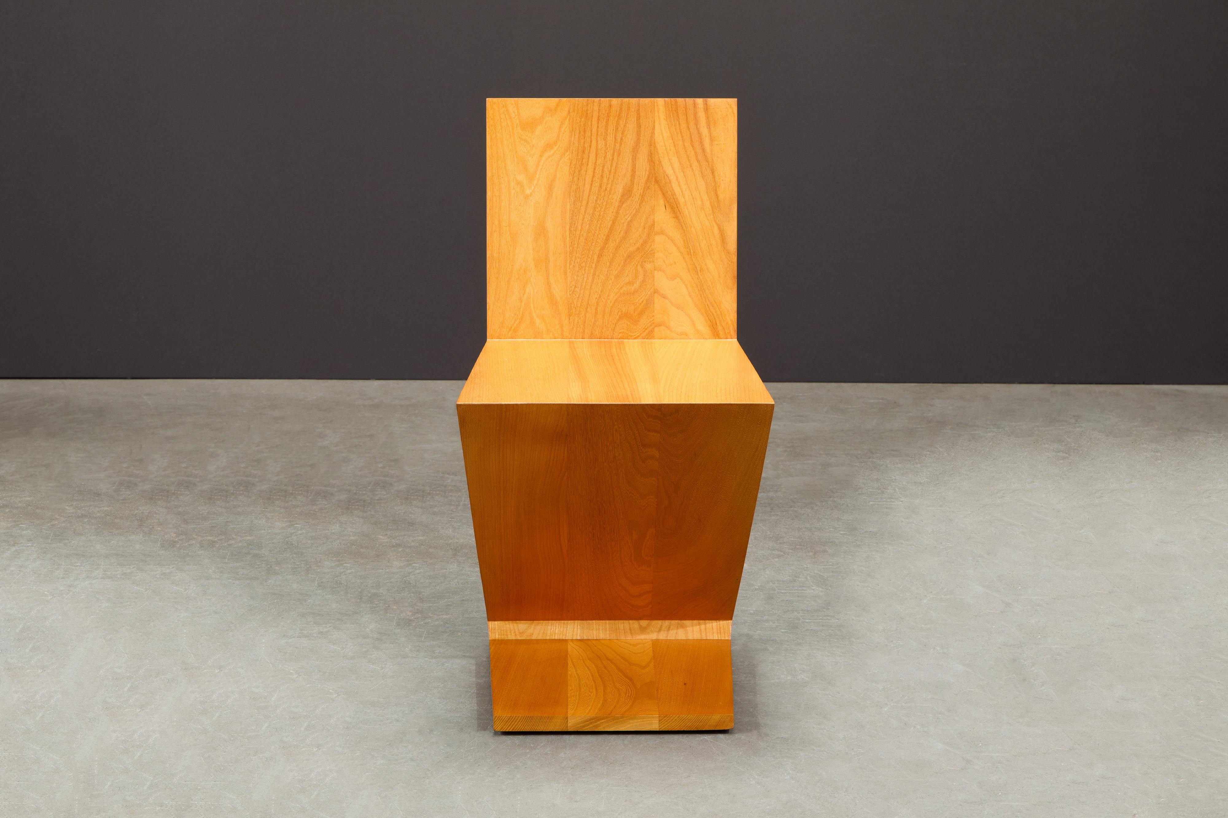 Ensemble de dix chaises 'Zig Zag' de Gerrit Rietveld pour Cassina, 1973, signé en vente 8