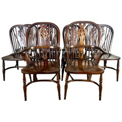 Set of Ten English Windsor-style Dining Chairs Set of Ten English Windsor-style Dining Chairs