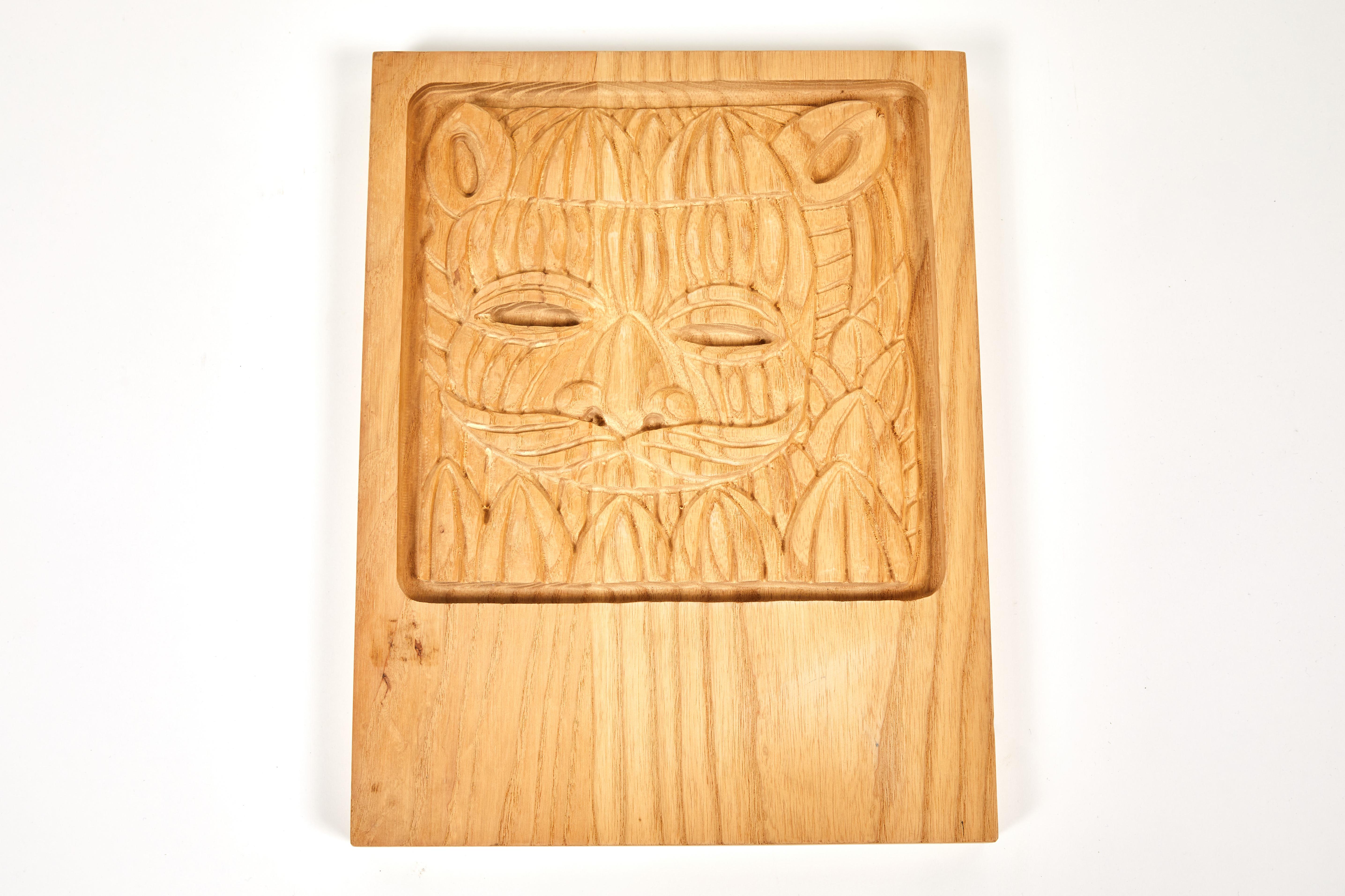 Conjunto de diez paneles de roble tallado Evelyn Ackerman en venta 1