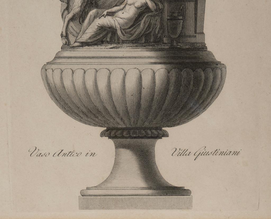 Ensemble de dix gravures encadrées de vases classiques par Carlo Antonini en vente 3