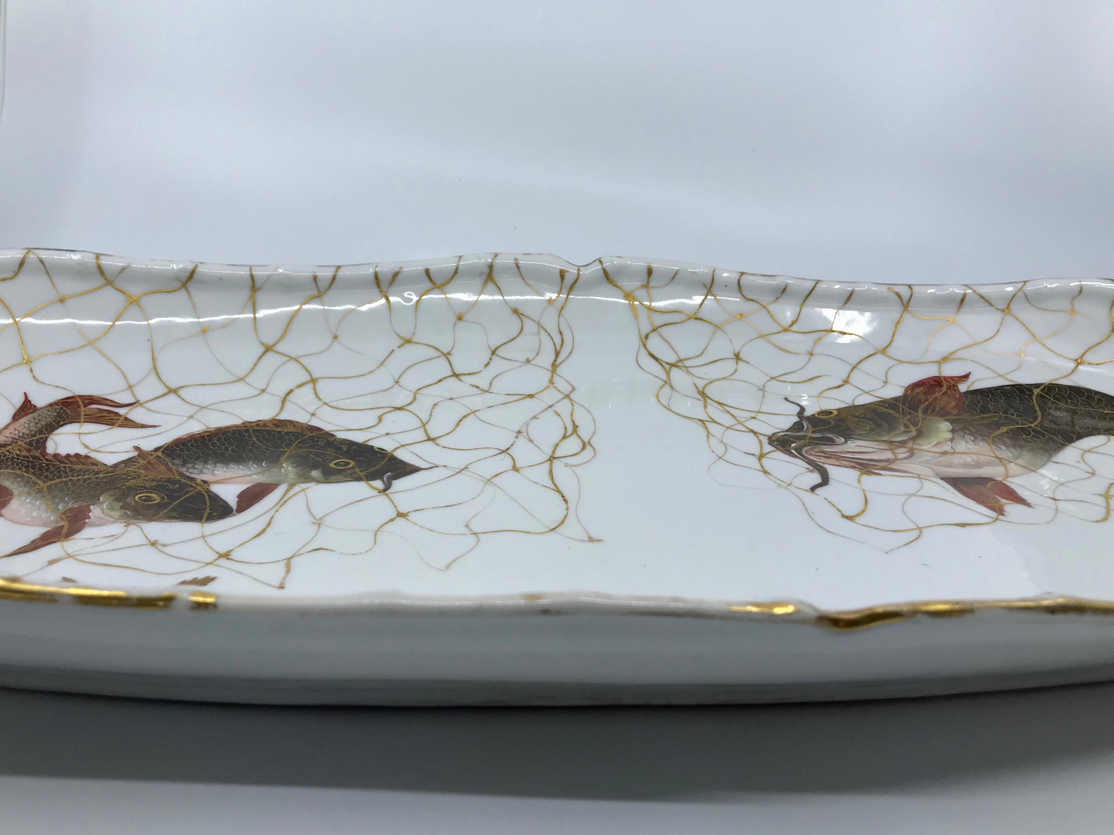 limoges fish plates