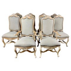 Set of Ten French Dining Chairs