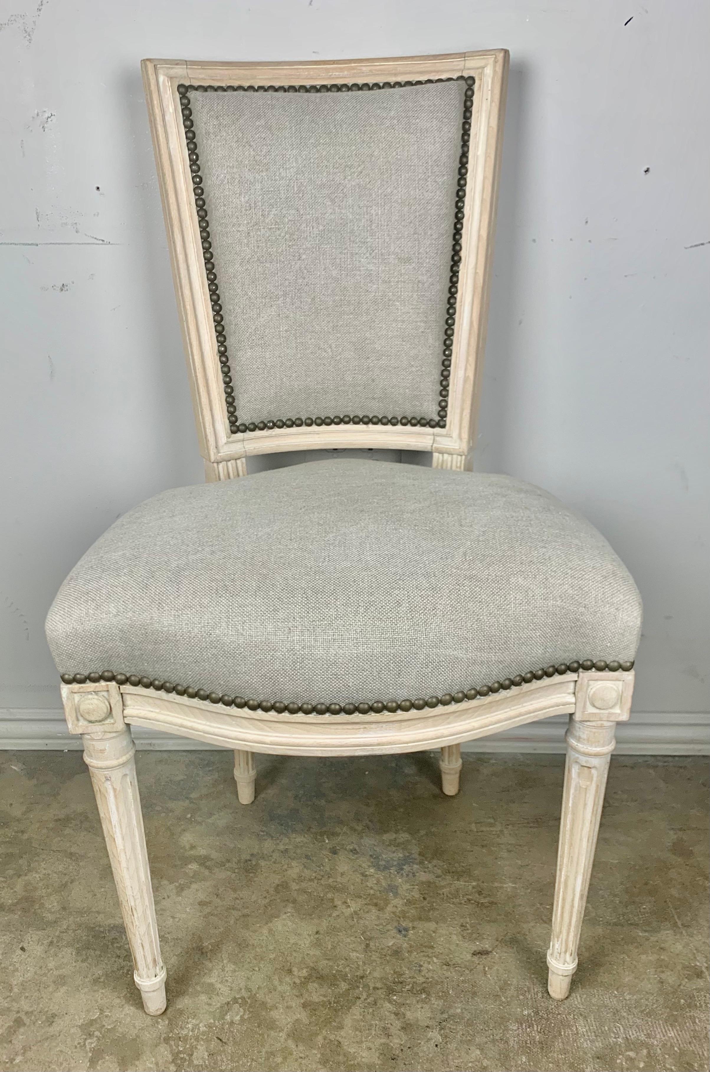 Set of Ten French Louis XVI Style Dining Chairs 3