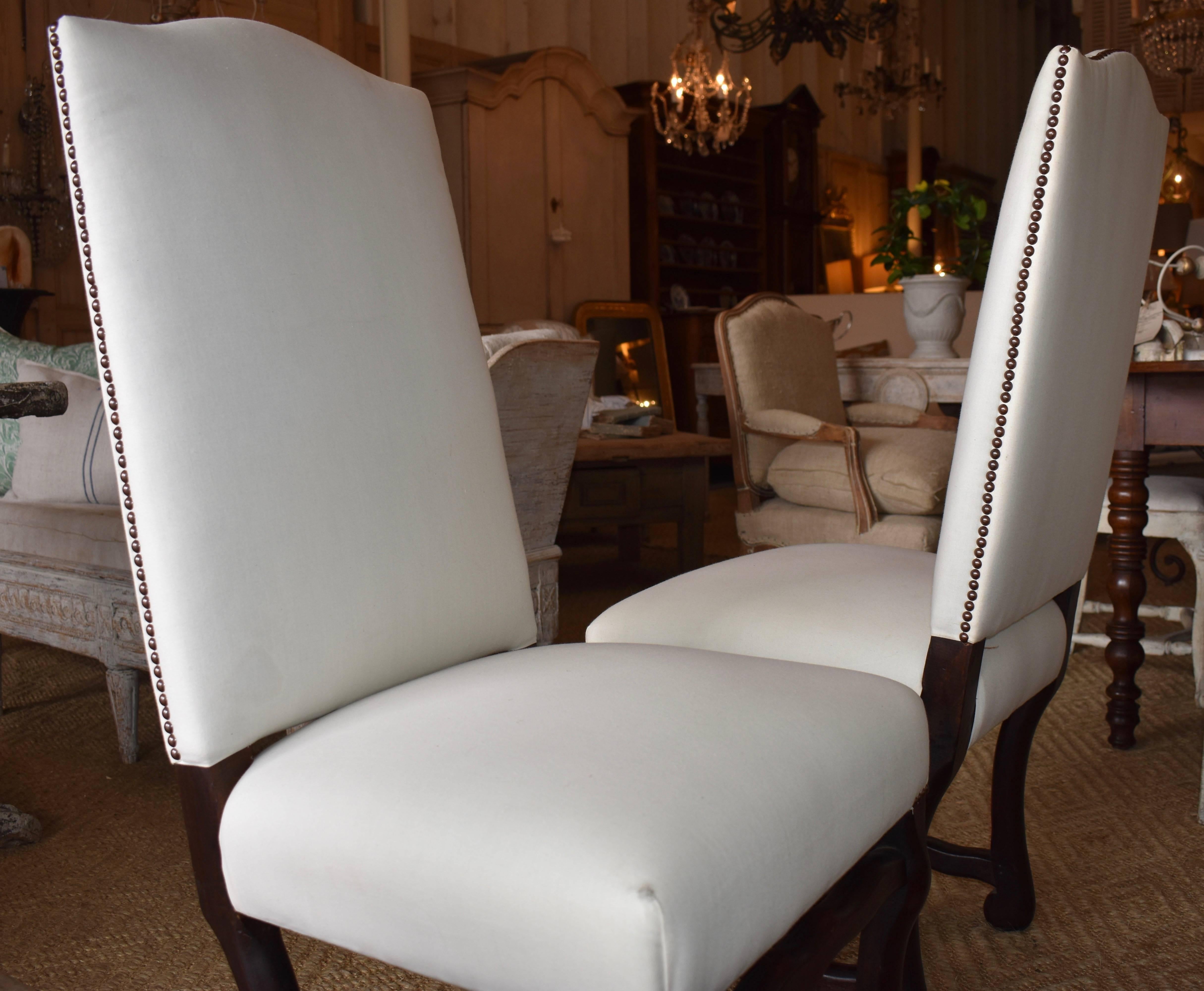 Set of Ten French Os de Mouton Dining Chairs For Sale 1