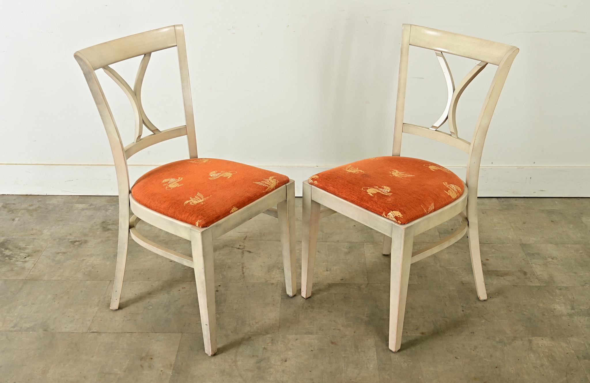 Set of Ten French Vintage Bistro Chairs For Sale 8