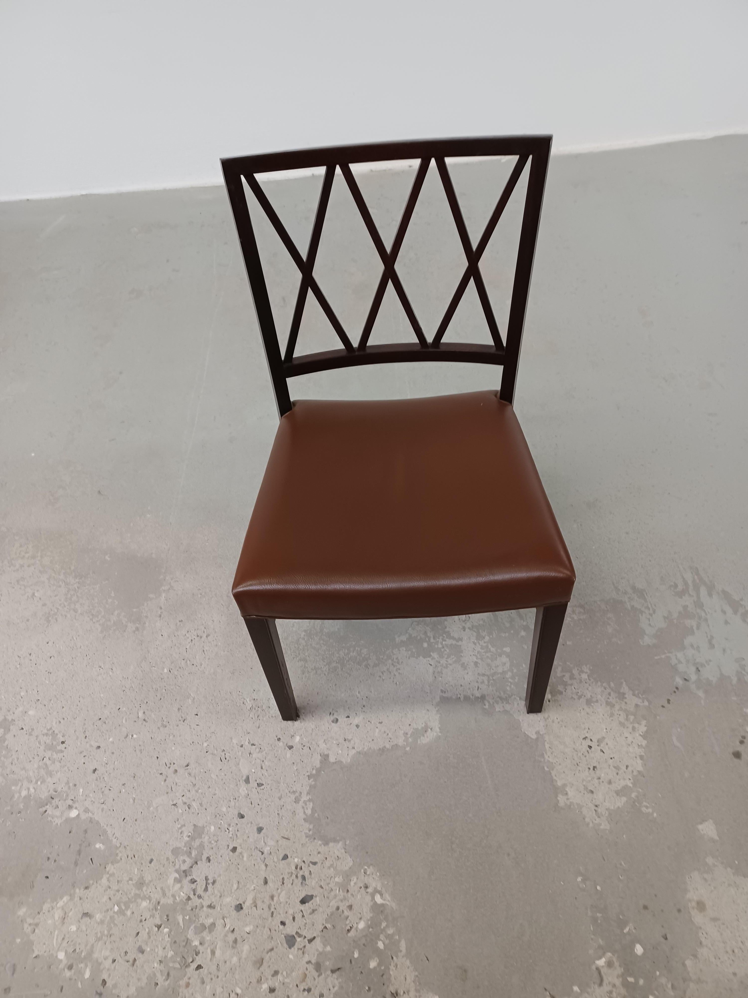 Mid-Century Modern Ten Restored Danish Ole Wanscher Dining Chairs Custom Reupholstery Included For Sale