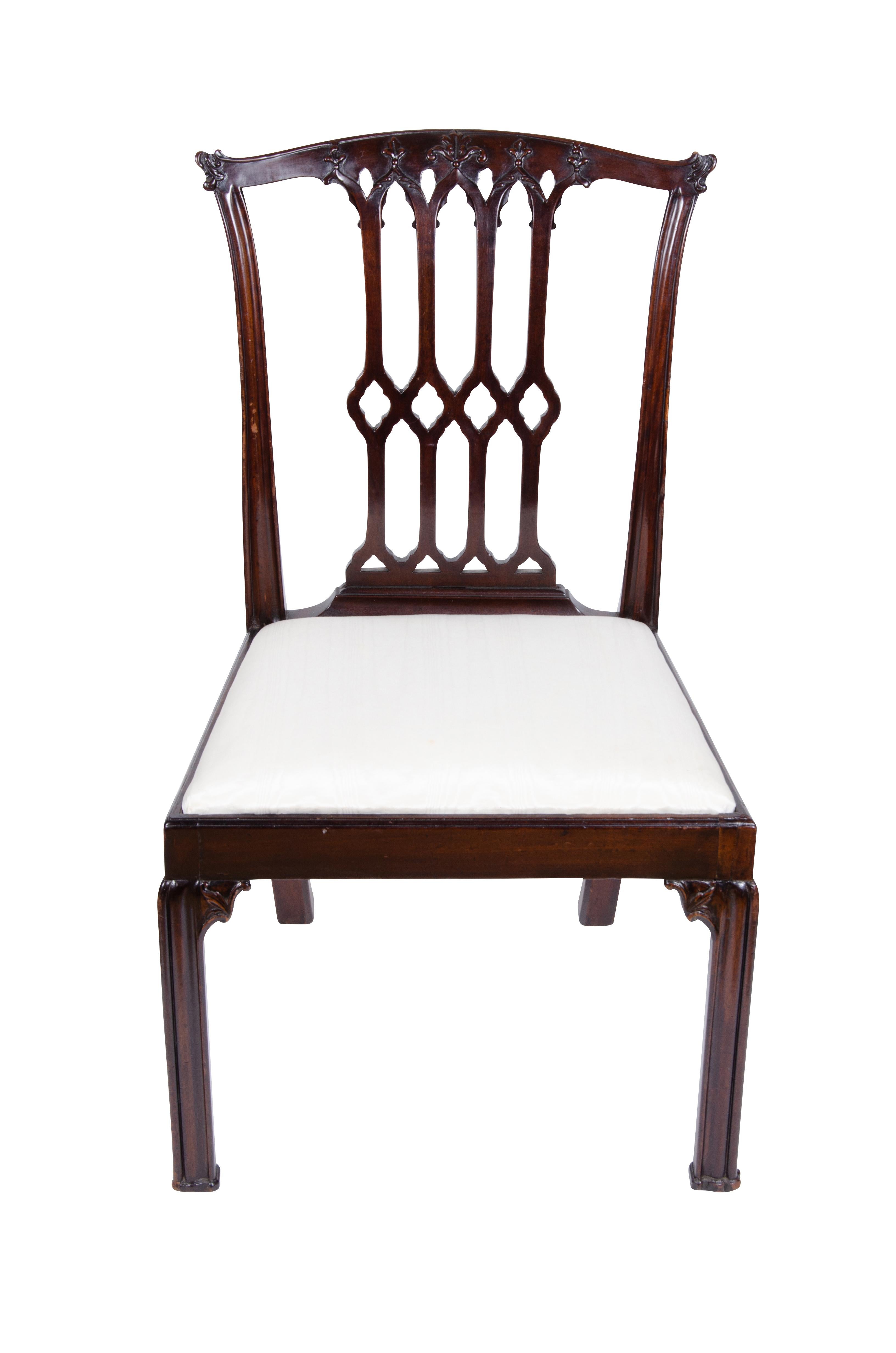 Mid-18th Century Set of Ten George III Mahogany Dining Chairs