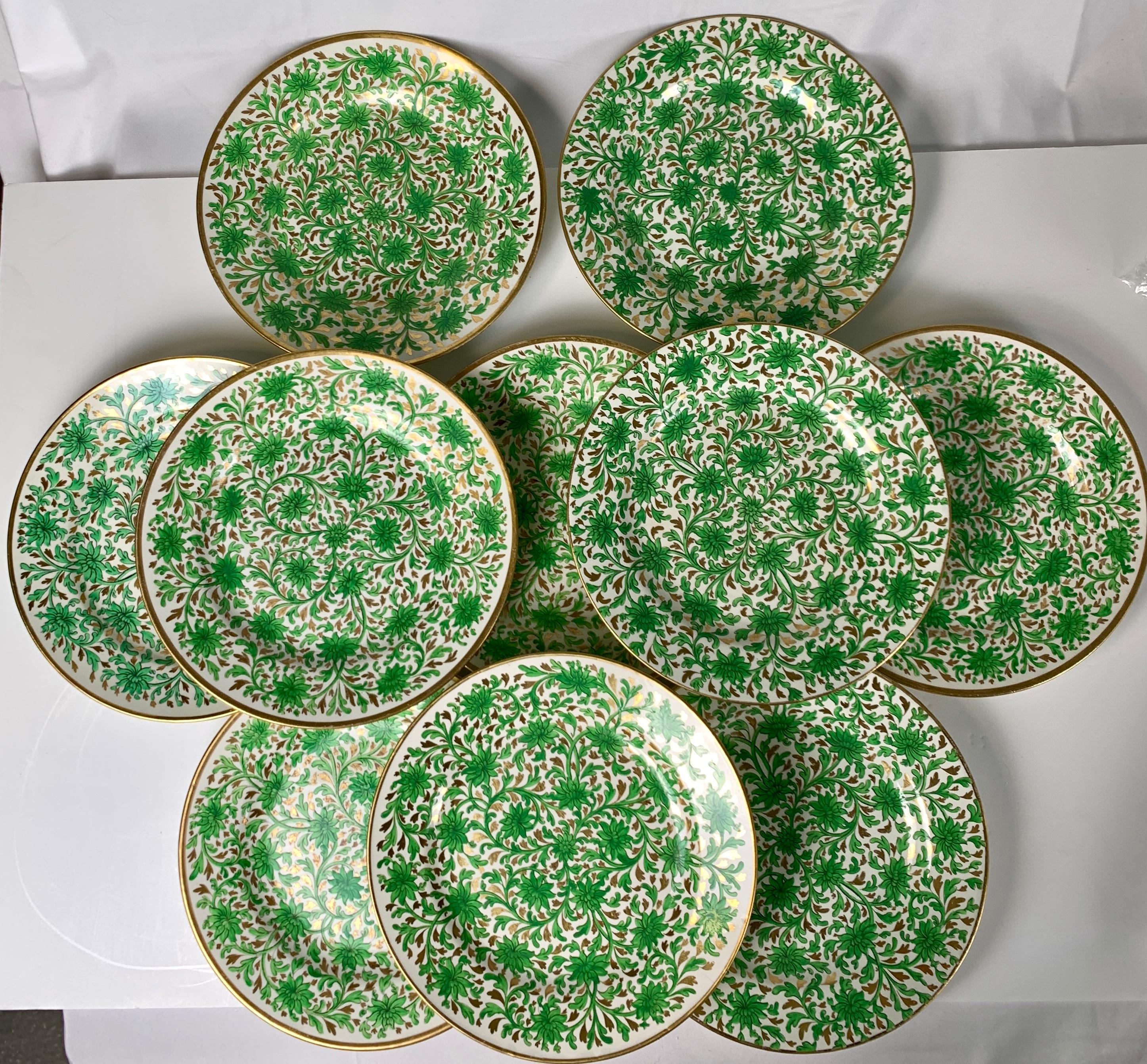 WHY WE LOVE IT: A Great Pattern! And a Great Color Combination of Green and Gold!
We are pleased to offer this fabulous set of 10 