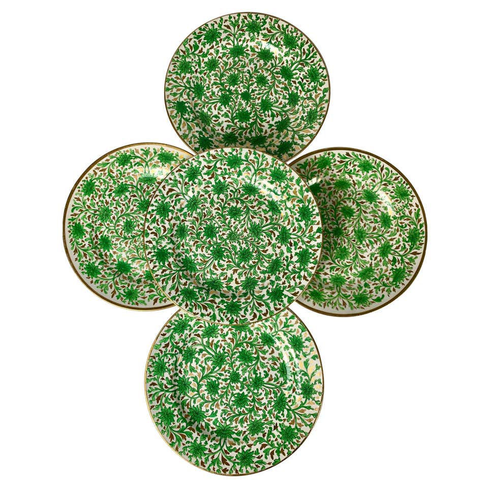 Antique Spode Porcelain Pattern 287 Honey Pot and Lid For Sale at 1stDibs