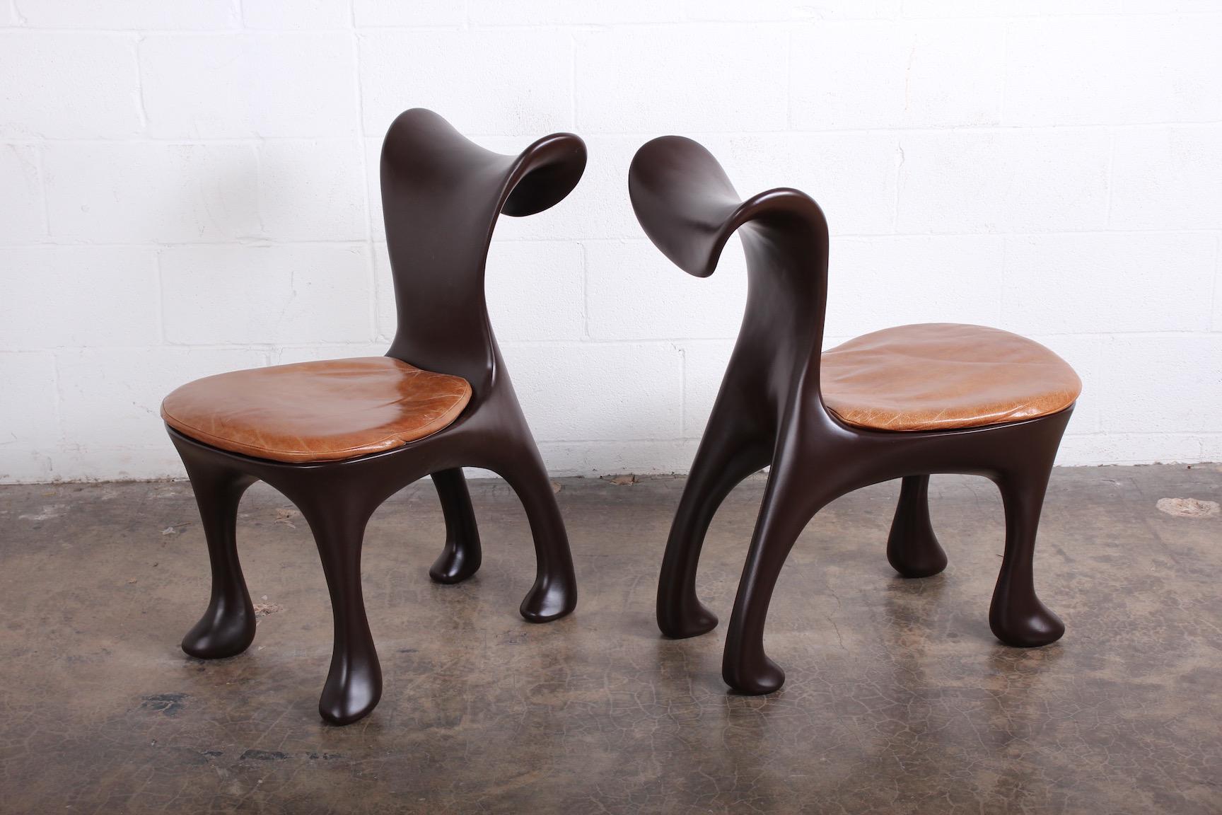 20th Century Set of Ten Hoodie Dining Chairs by Jordan Mozer