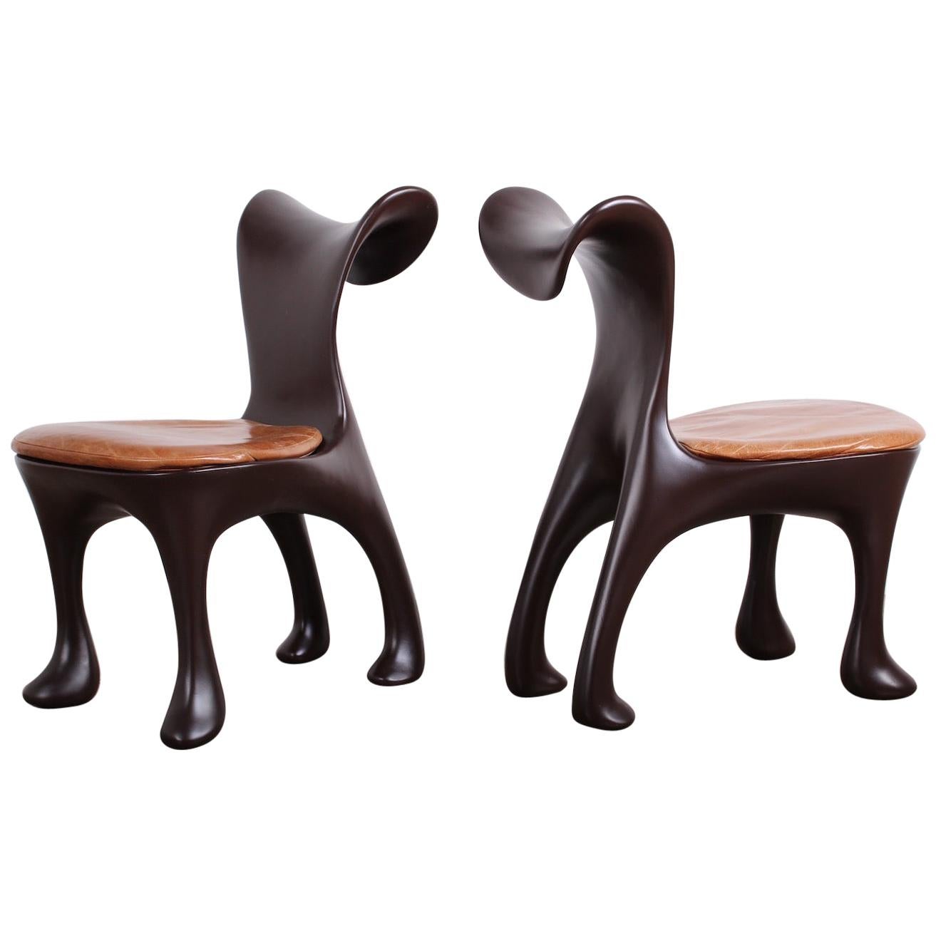 Set of Ten Hoodie Dining Chairs by Jordan Mozer