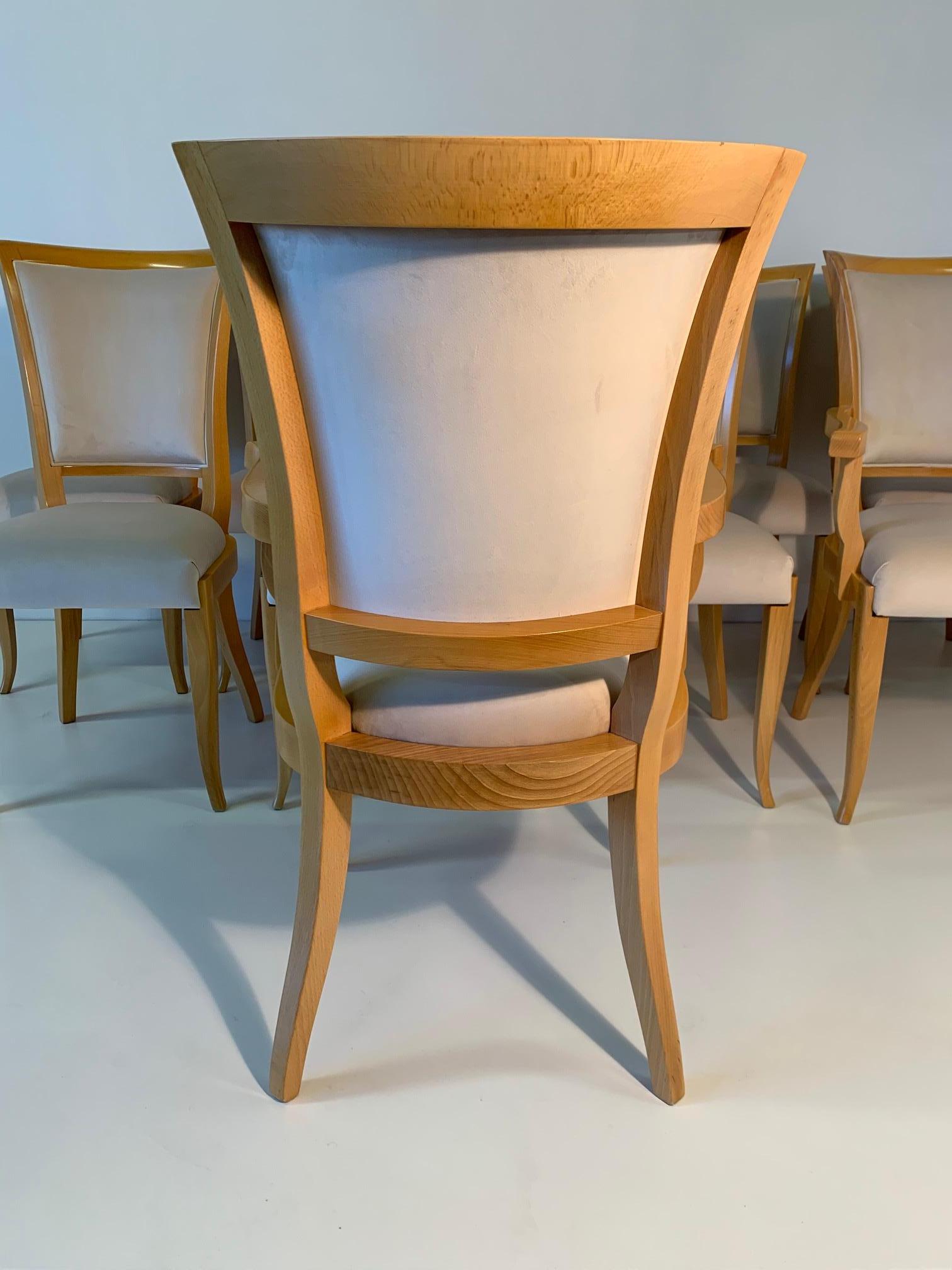 Set of Ten Italian Art Deco Chairs 6