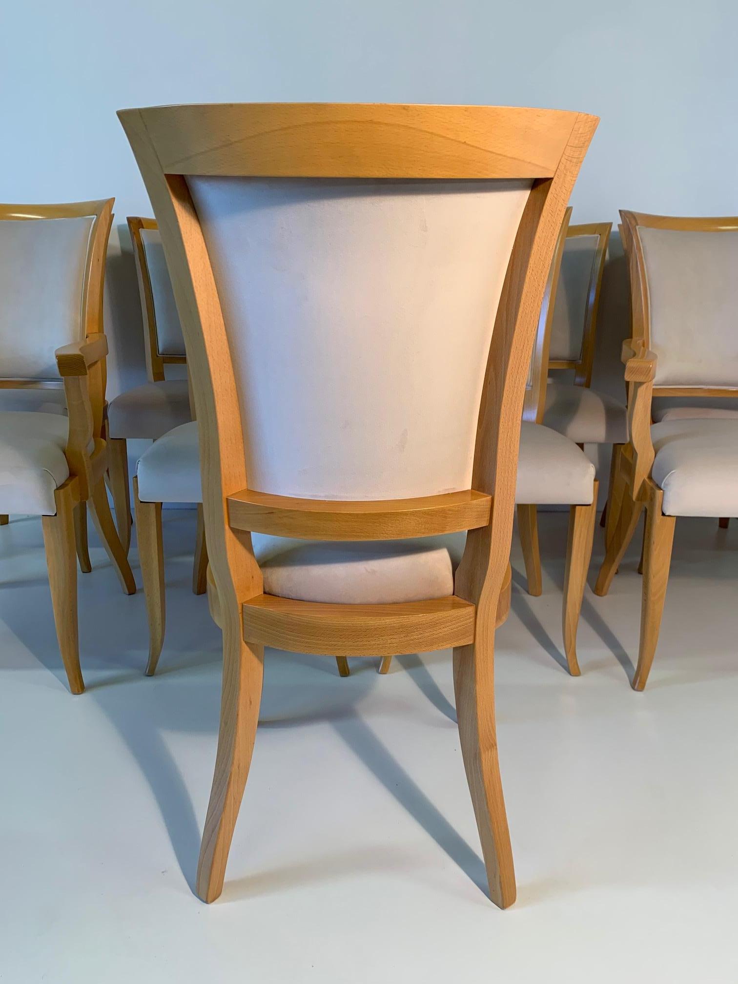 Set of Ten Italian Art Deco Chairs 3