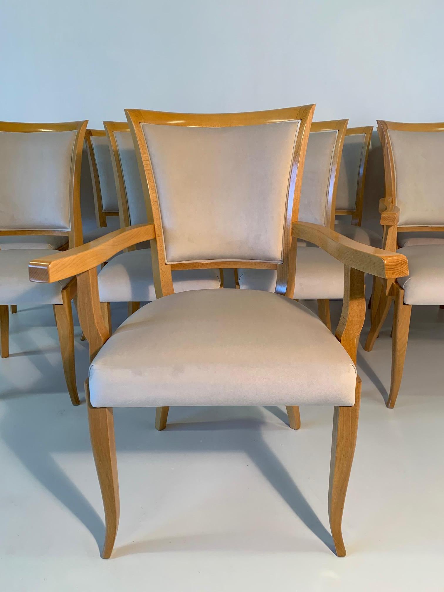 Set of Ten Italian Art Deco Chairs 4