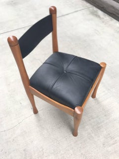 Set of Ten Italian Chairs by Silvio Coppola for Bernini