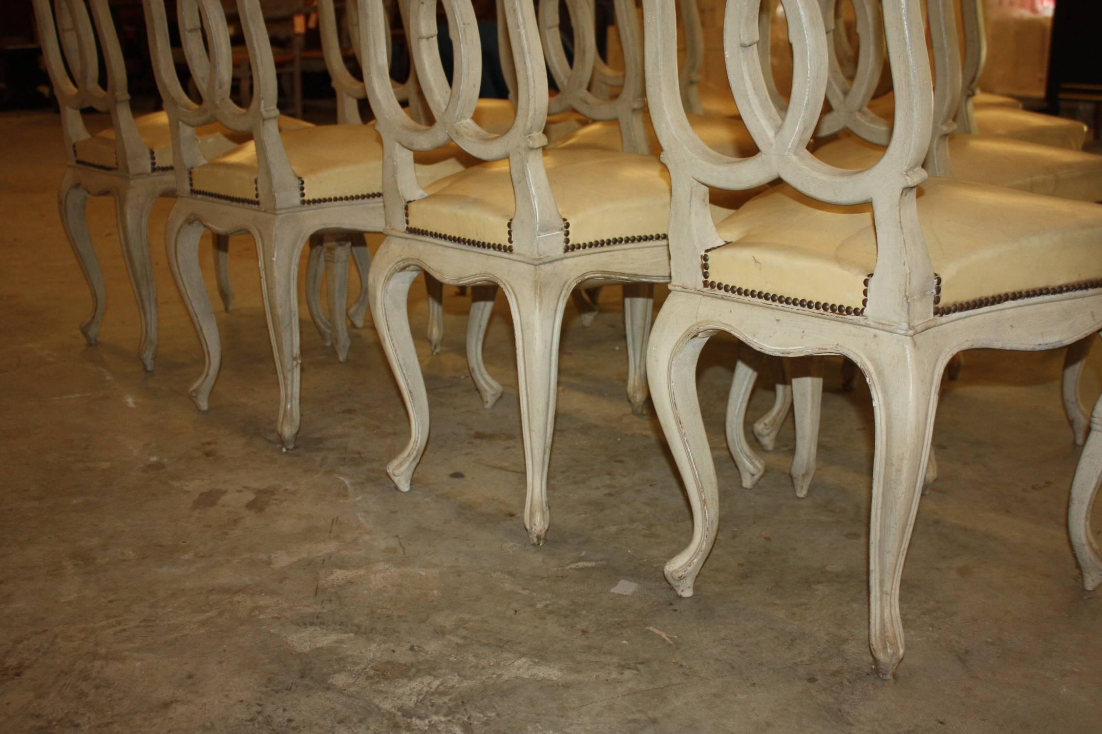 Set of Ten Italian Dining Chairs 5