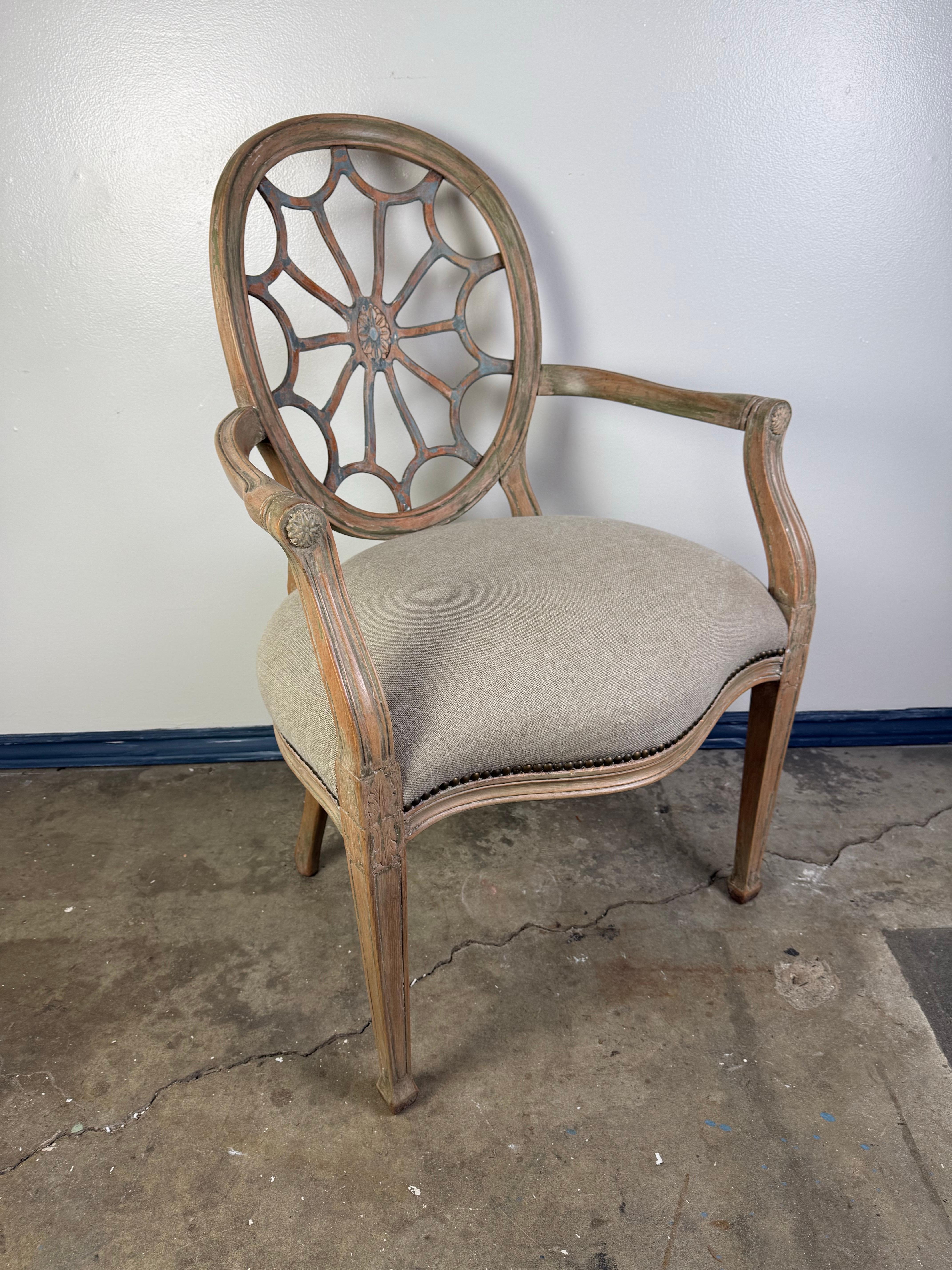Ensemble de dix chaises de salle à manger italiennes en vente 5