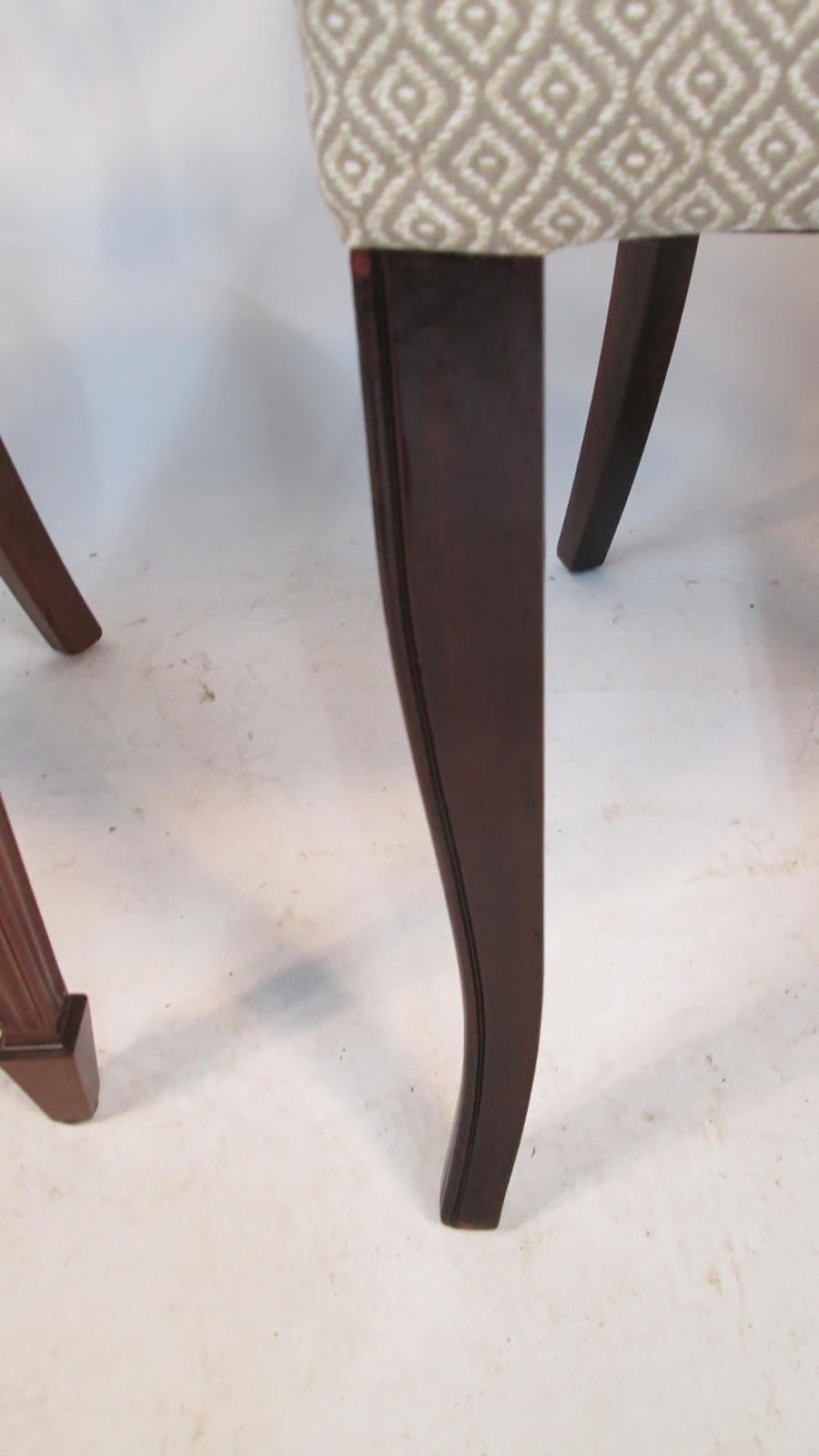 Set of Ten Mahogany Dining Room Chairs 3
