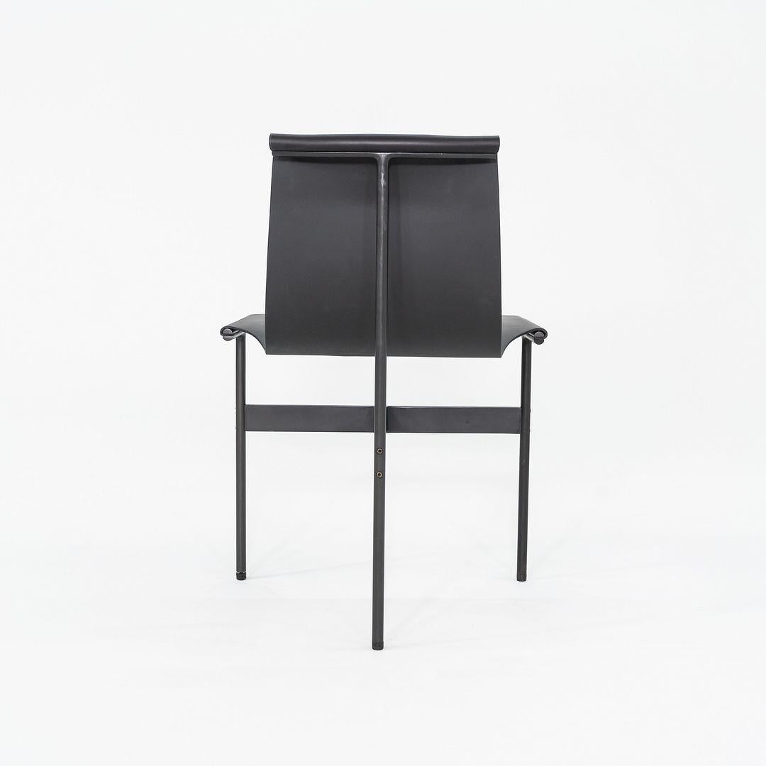 Satz von zehn Katavolos Littell und Kelley für Gratz Industries Stühlen in Schwarz (Stahl) im Angebot