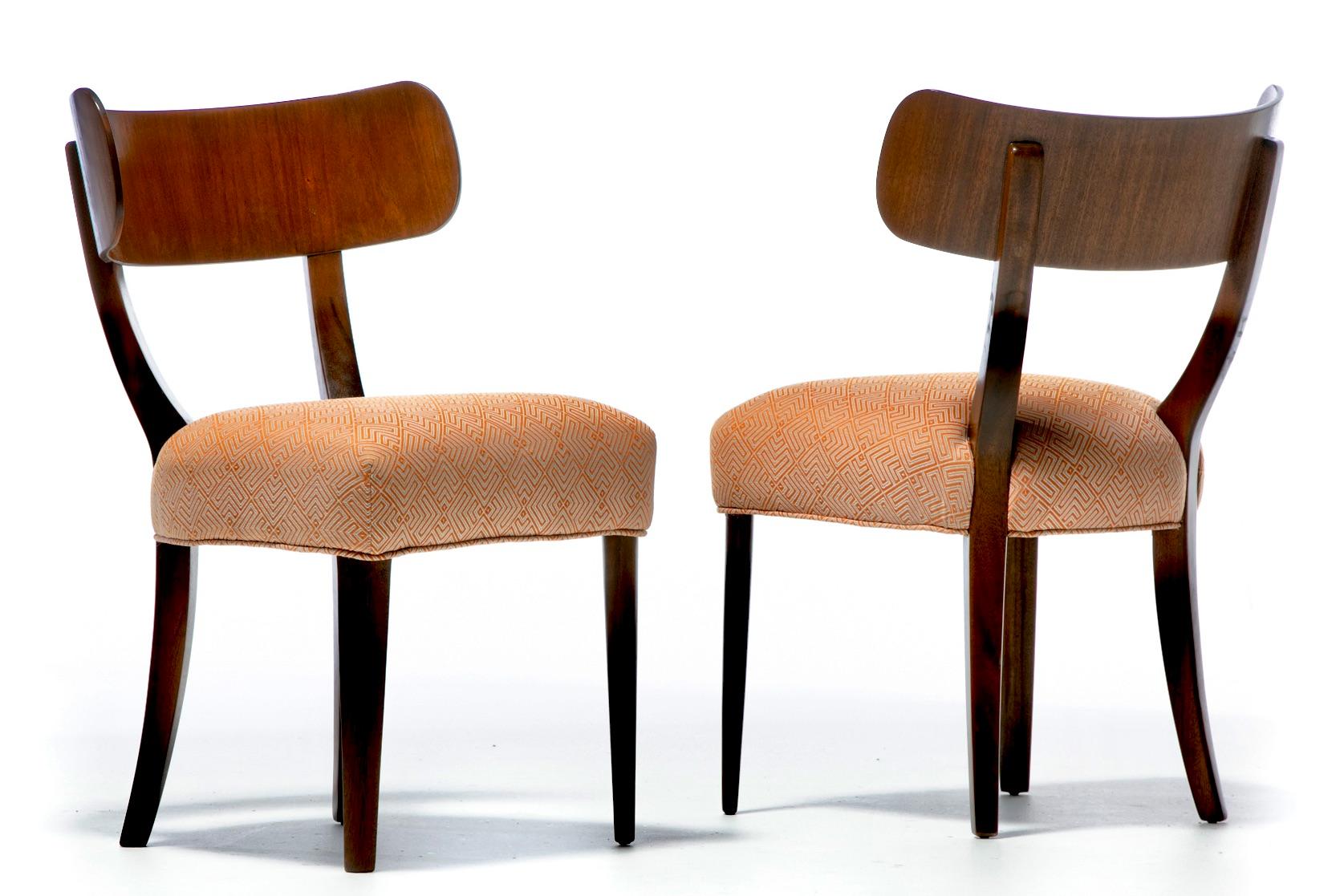 Mid-20th Century Set of Ten Klismos Dining Chairs by Carl Malmsten for Widdicomb, circa 1940 For Sale