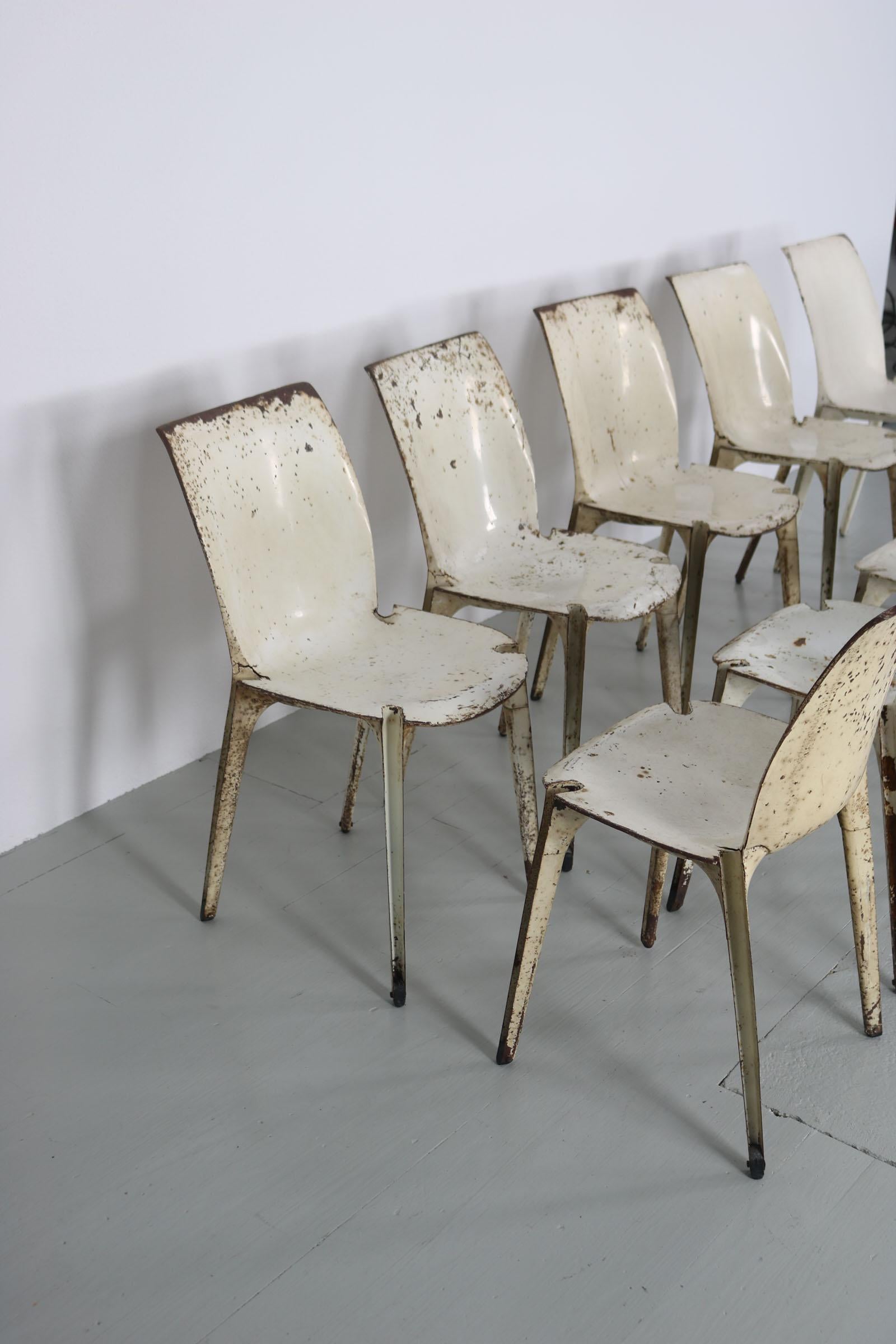 Mid-Century Modern Set of ten 