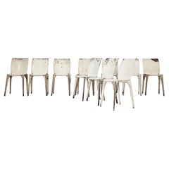 Set of ten "Lamda" Chairs, designed by Marco Zanuso & Richard Sapper for Gavina