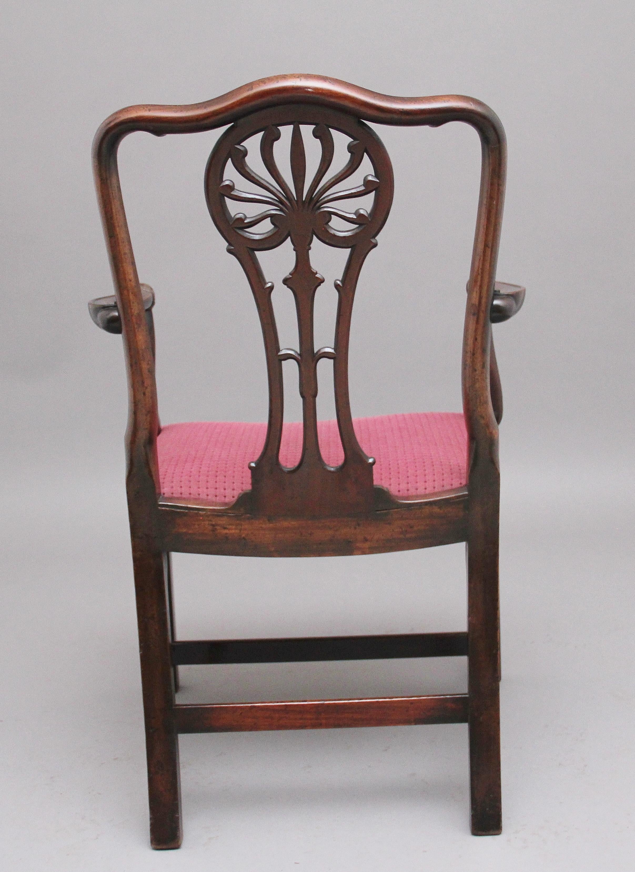 British Set of Ten Mahogany Armchairs by Alfred Allen of Birmingham For Sale