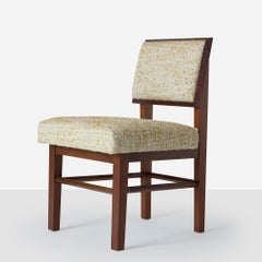 Set of Ten Mahogany Dining Chairs by Frank Lloyd Wright for Heritage Henredon