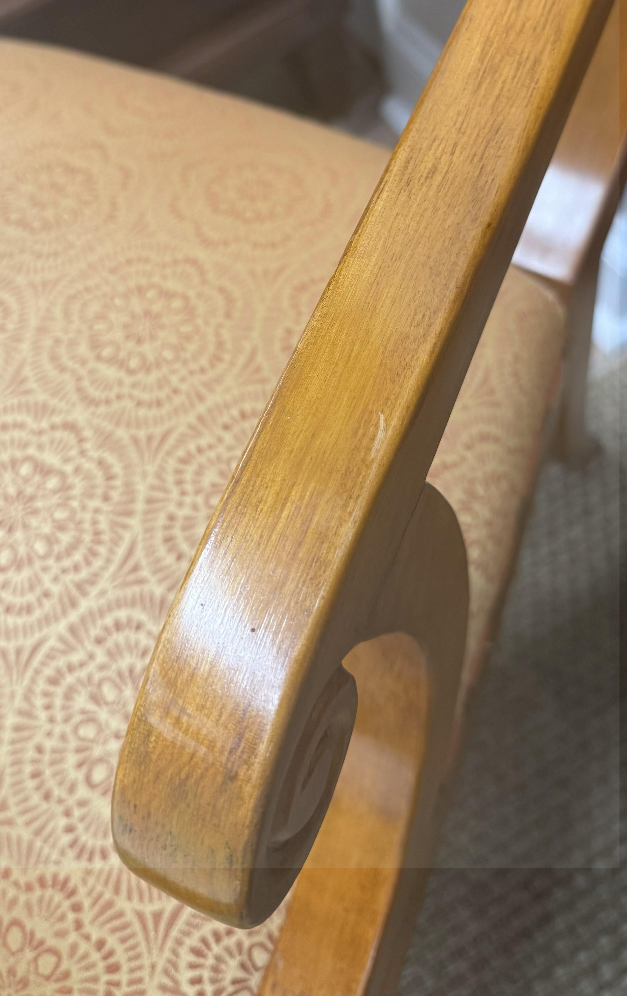 Set of Ten Mid-19th Century Danish Upholstered Birch Armchairs For Sale 4