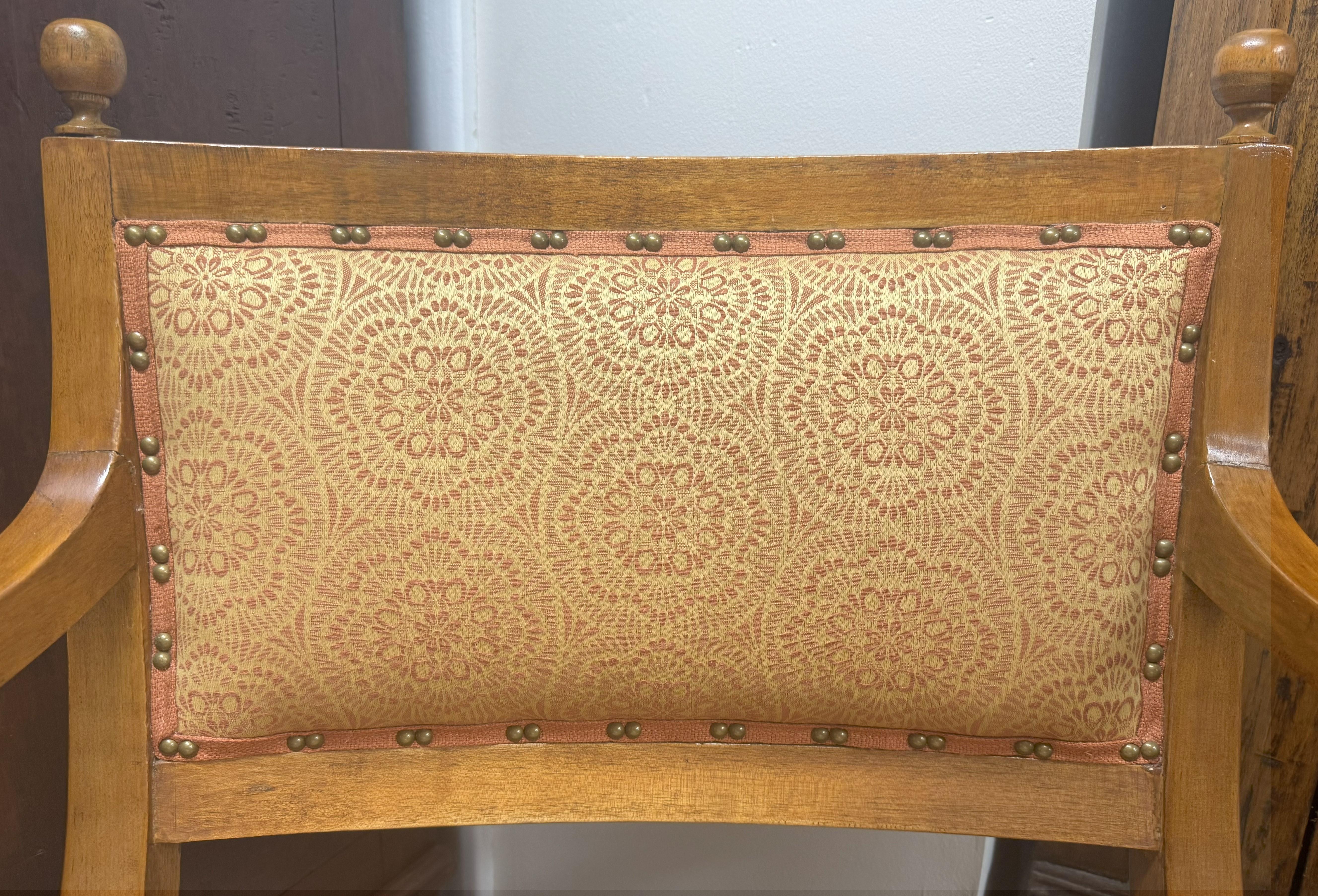 Set of Ten Mid-19th Century Danish Upholstered Birch Armchairs For Sale 2
