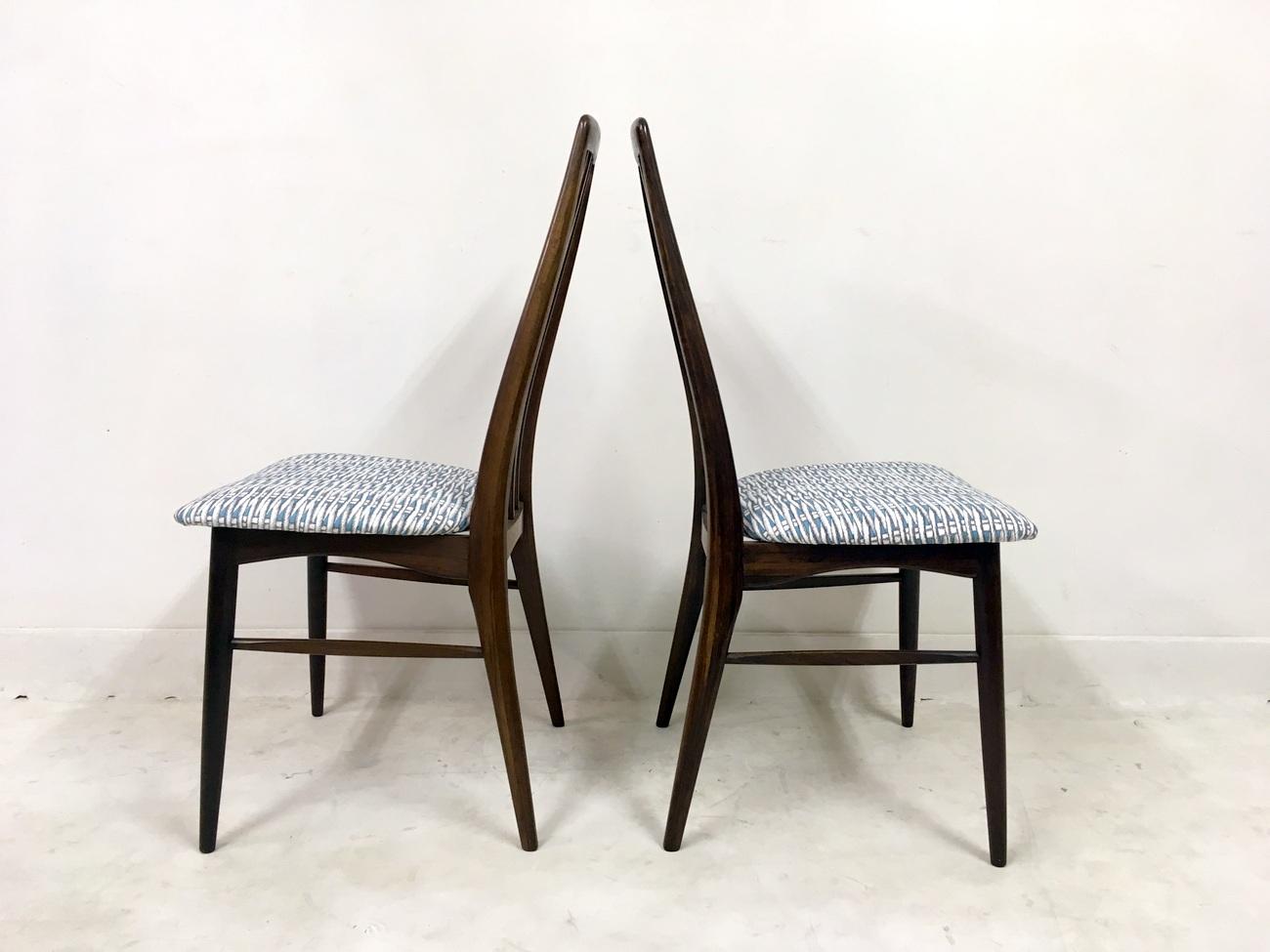 Wood Set of Ten Midcentury Danish Dining Chairs by Koefoeds Hornslet, 1960s
