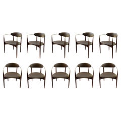Set of Ten Mid-Century Viscount Chairs by Dan Johnson, c. 1950's