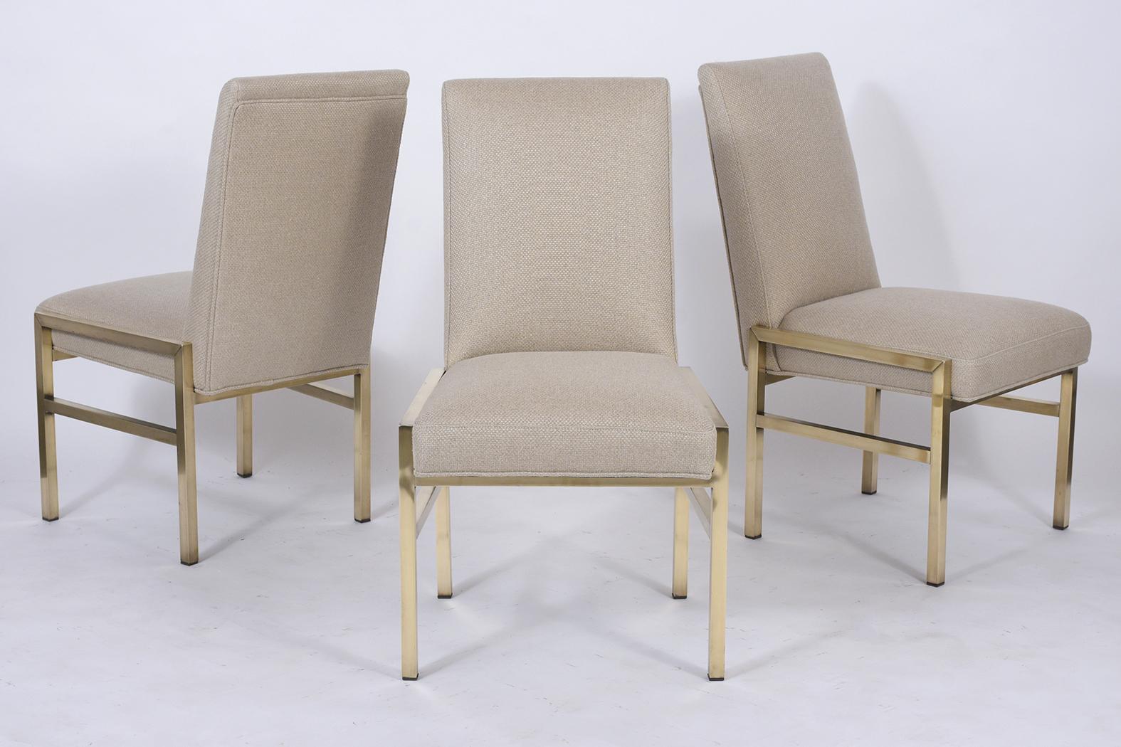 American Set of Ten Mid-Century Modern Dining Chairs