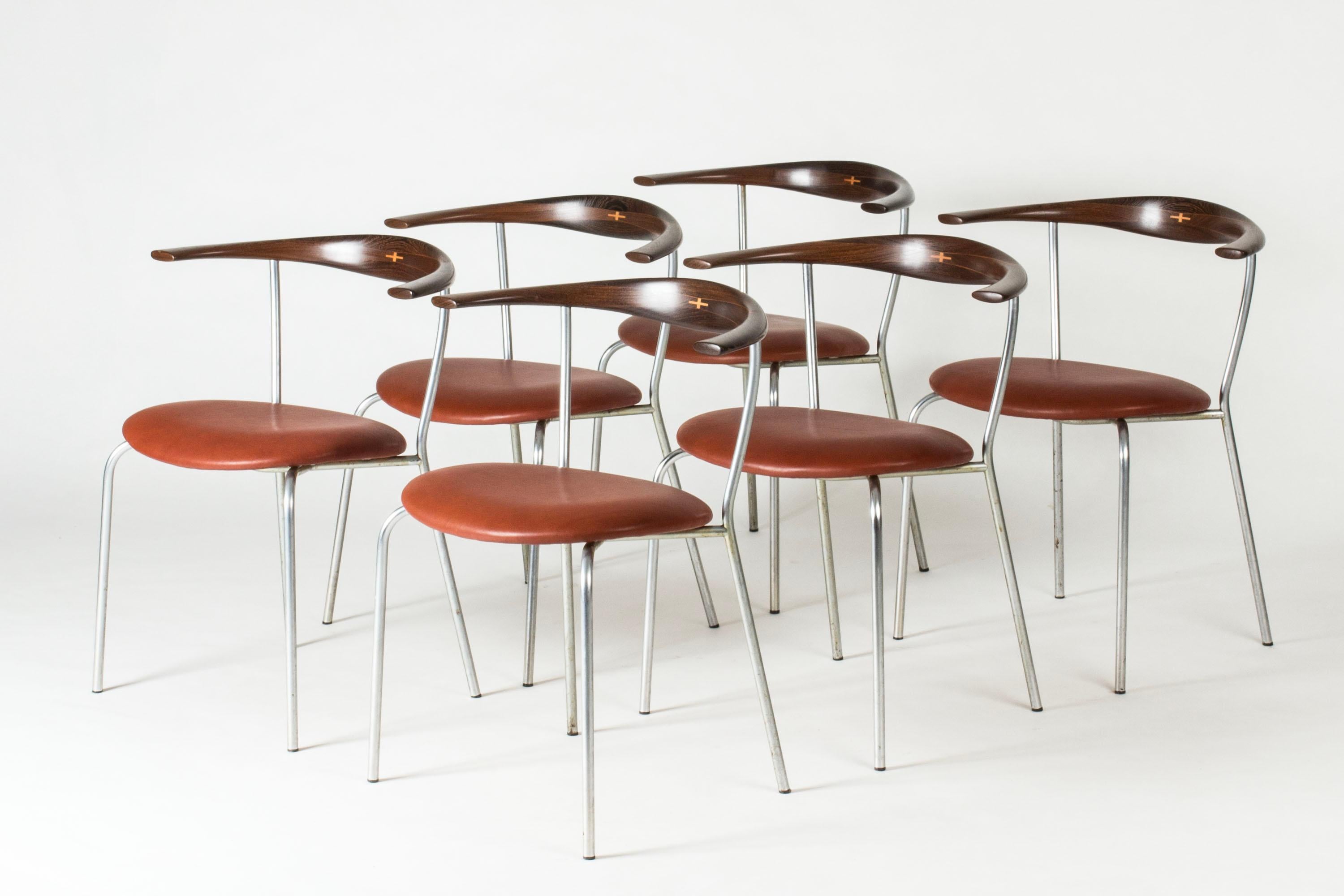 Scandinavian Modern Set of ten Midcentury 