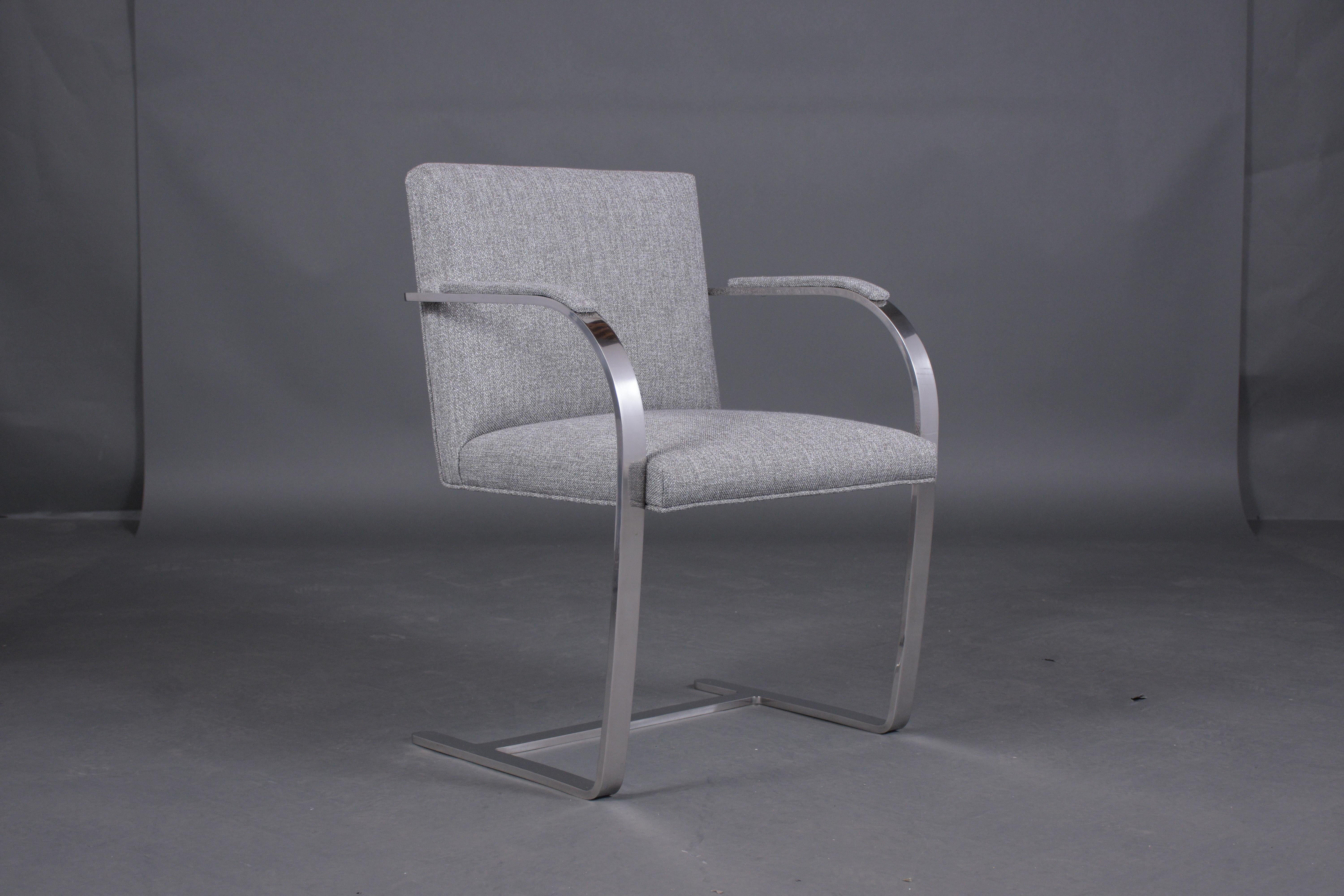 Set of Ten Dining Chairs After Mies Van Der Rohe Brno  2