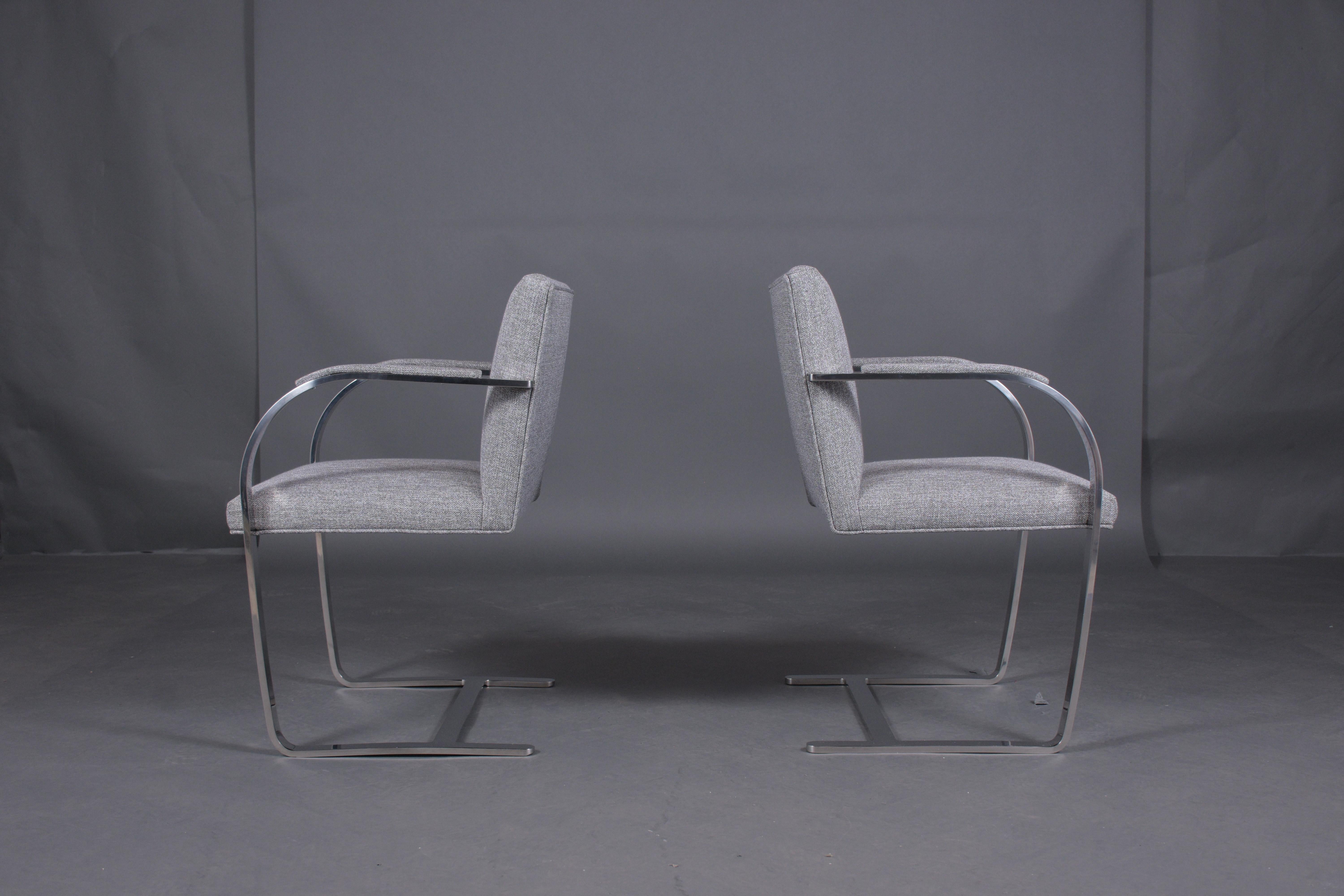 Set of Ten Dining Chairs After Mies Van Der Rohe Brno  7