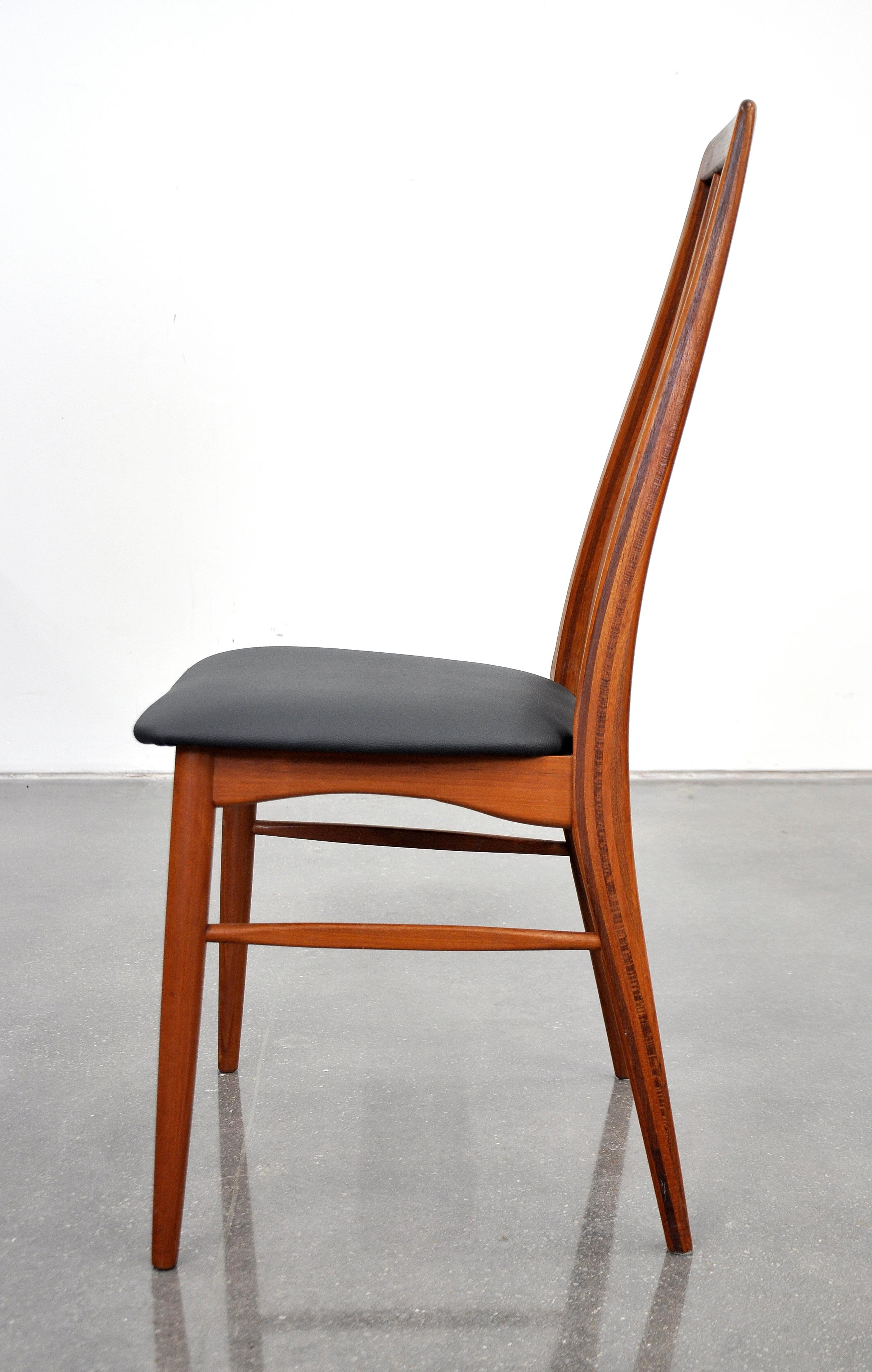 Set of Ten Niels Koefoed Teak Eva Dining Chairs 4