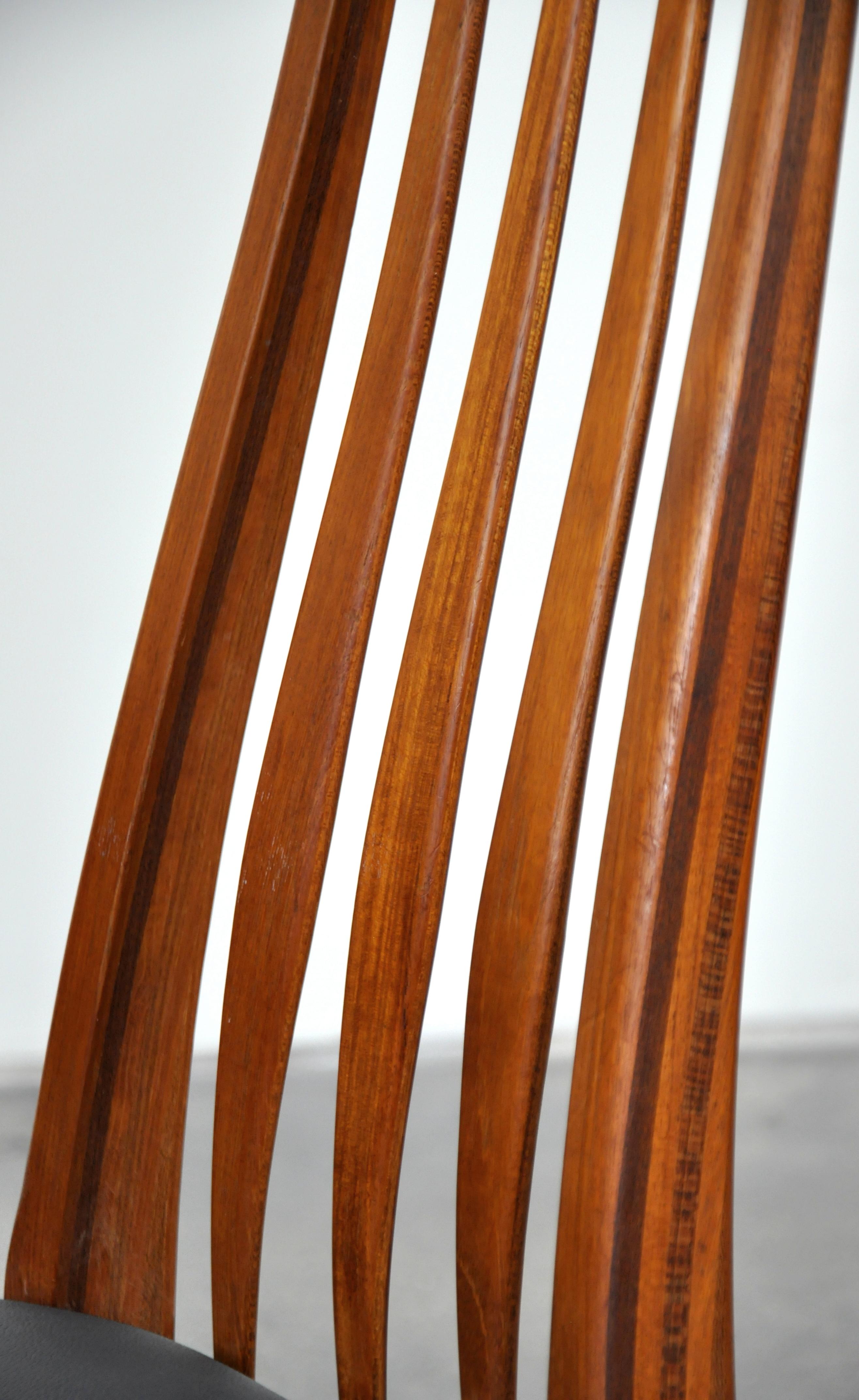 Set of Ten Niels Koefoed Teak Eva Dining Chairs 6
