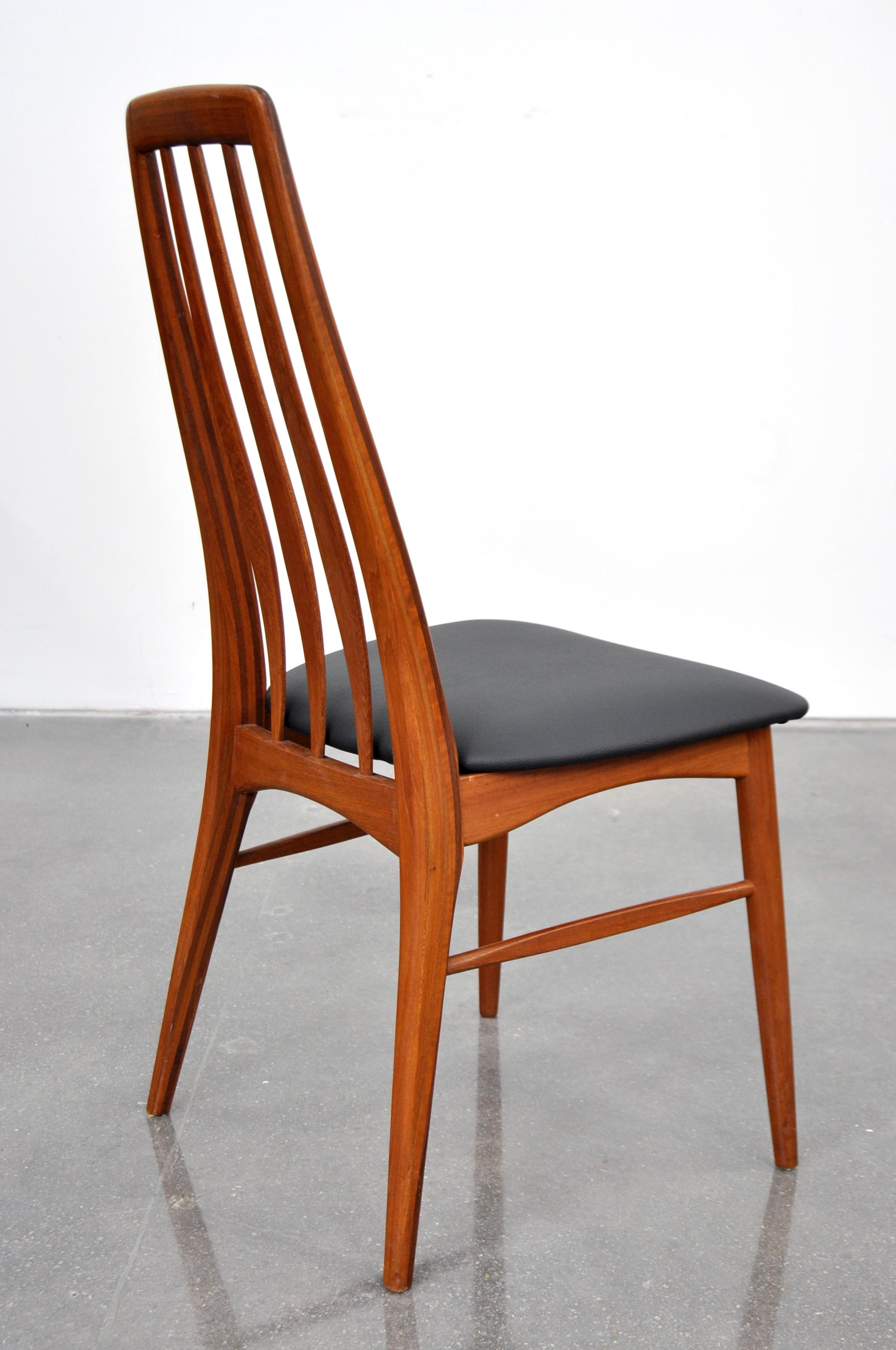 Set of Ten Niels Koefoed Teak Eva Dining Chairs 1