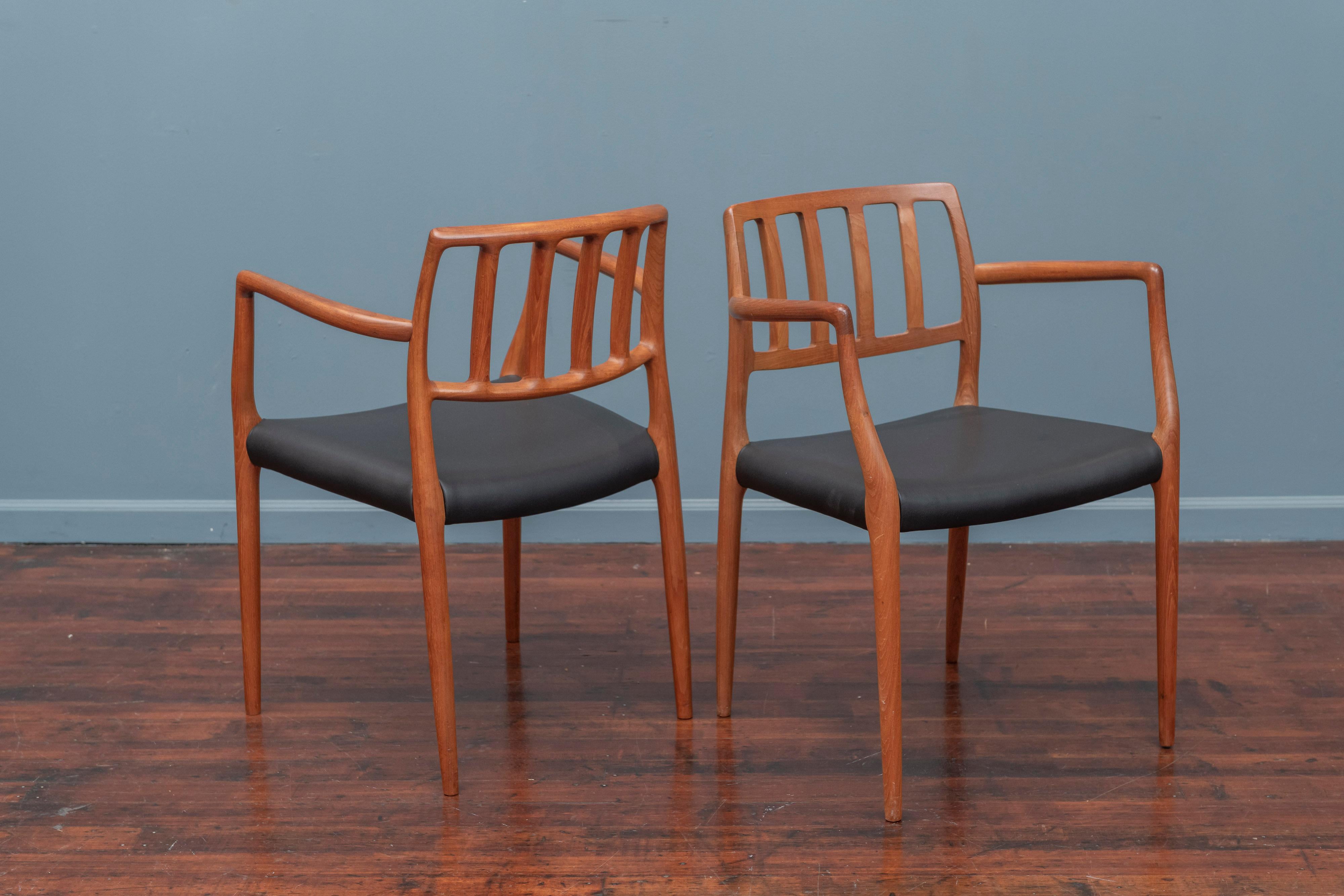 Danish Set of Ten Niels Otto Møller for J. L. Møller Model 83 Dining Chairs