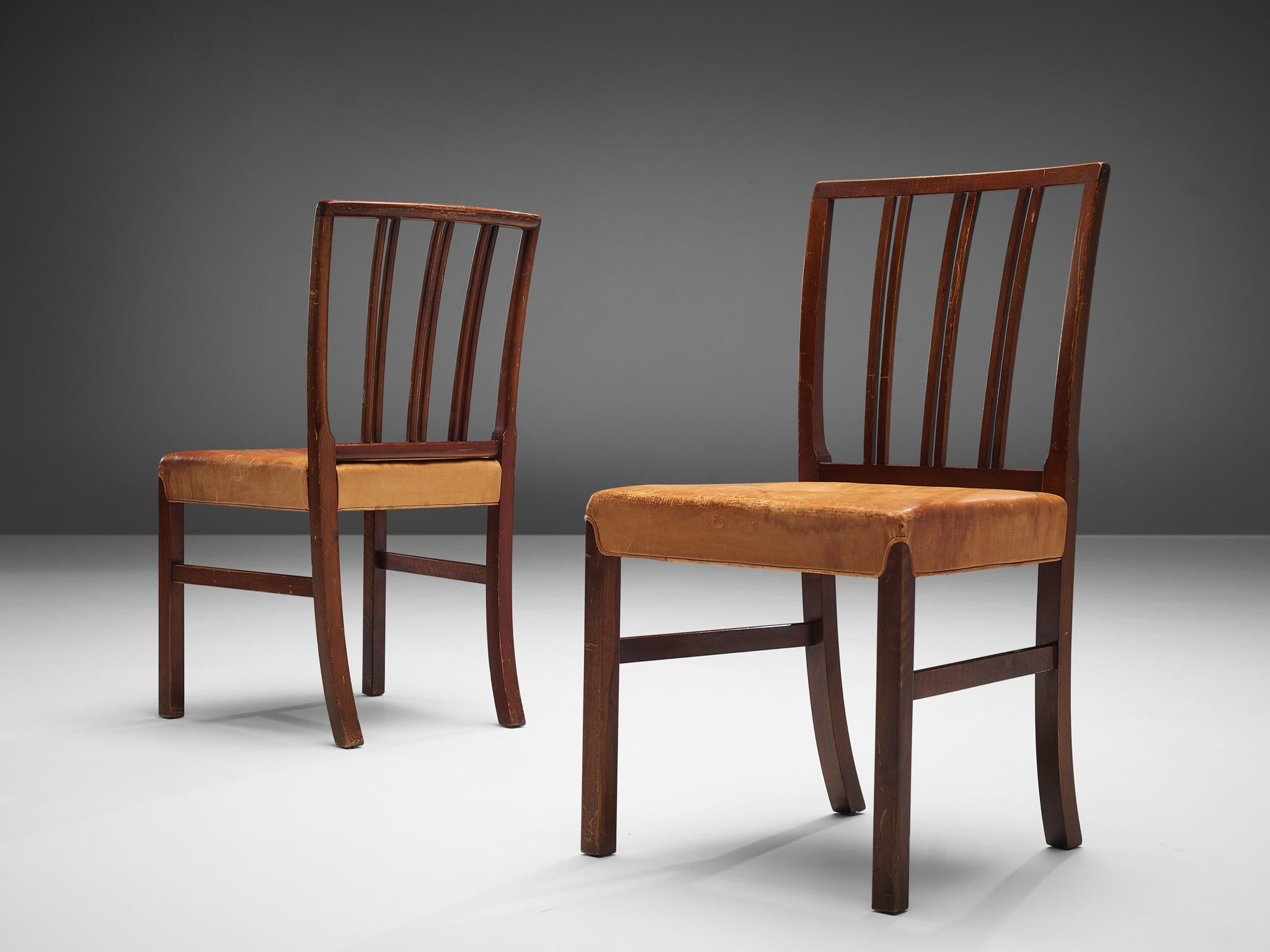 Mid-Century Modern Set of Ten Ole Wanscher Dining Chairs for Fritz Hansen