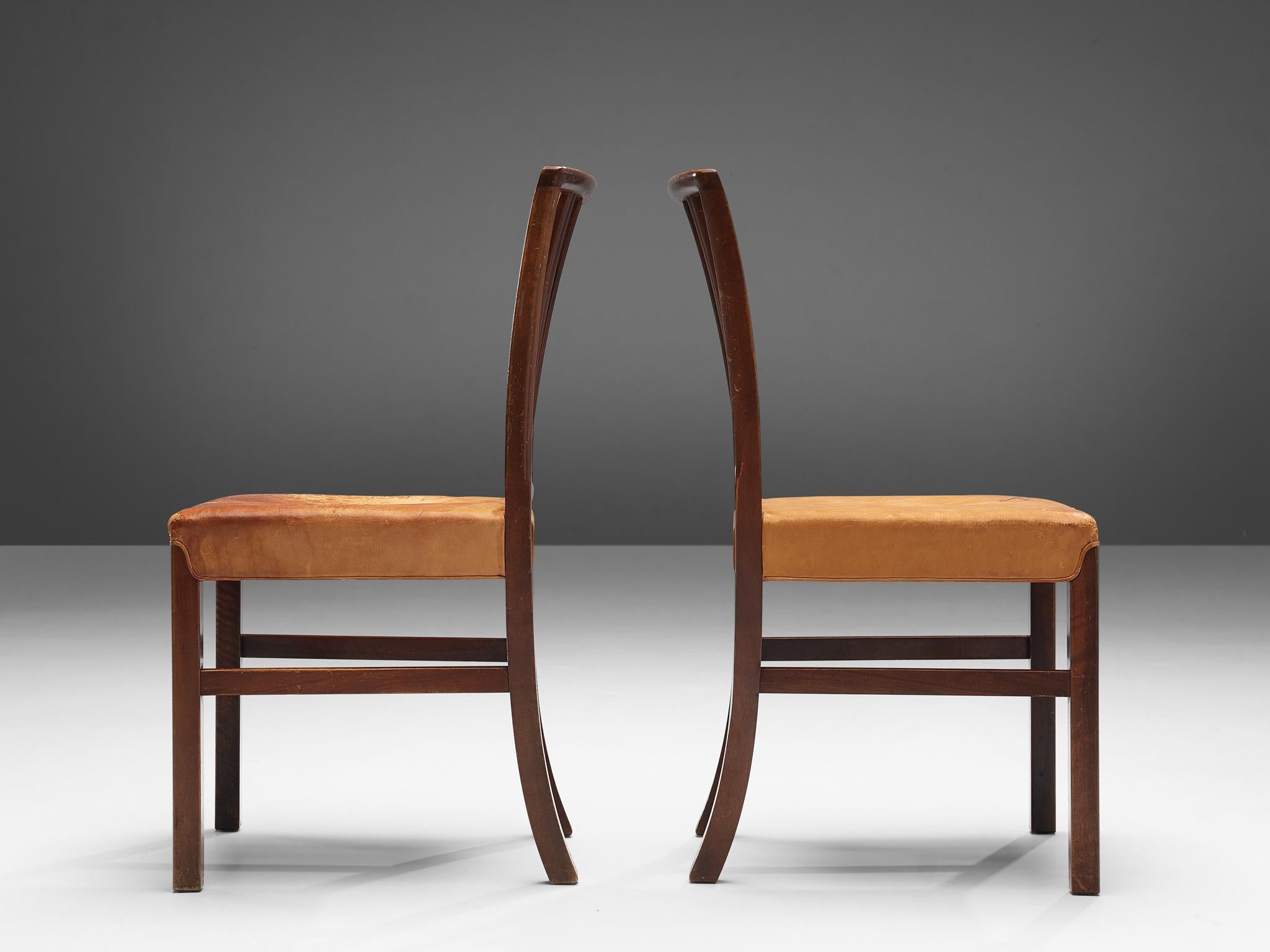 Mid-20th Century Set of Ten Ole Wanscher Dining Chairs for Fritz Hansen