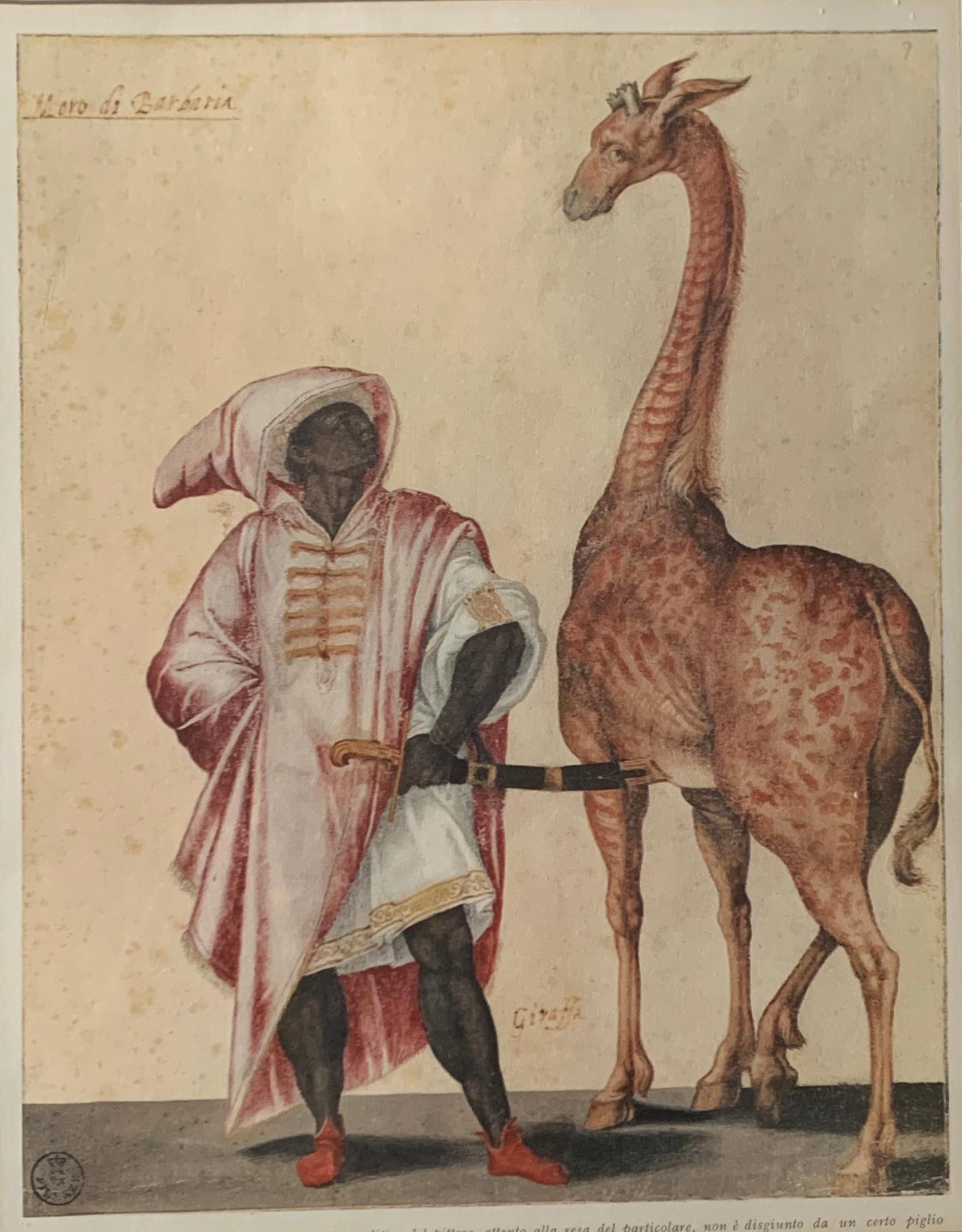 Set of Ten Prints of Ottoman Figures with Animals 9