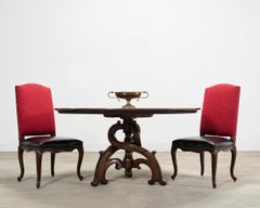 Set of Ten Ralph Lauren Noble Estate Leather Dining Chairs