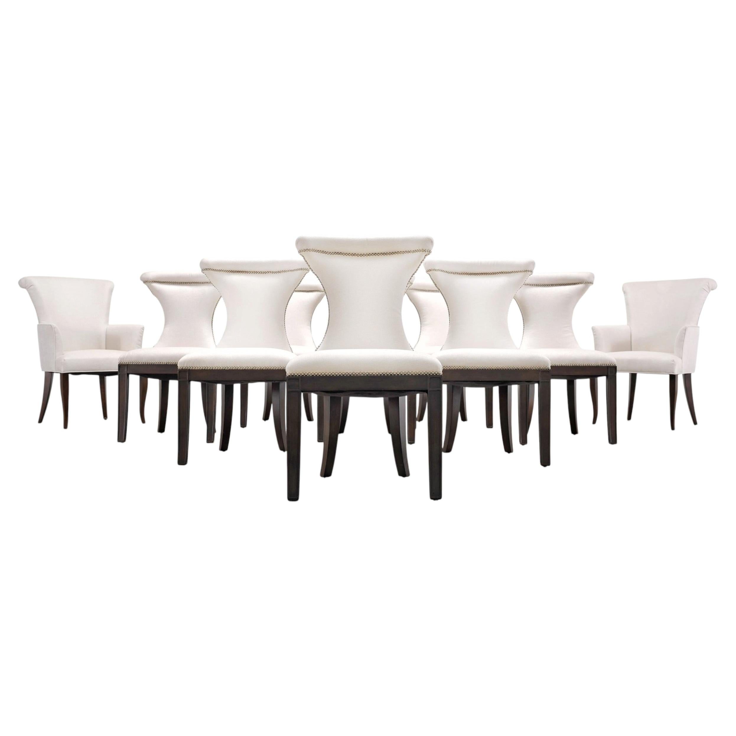 Set of Ten Ralph Lauren Style Highgate Dining Chairs