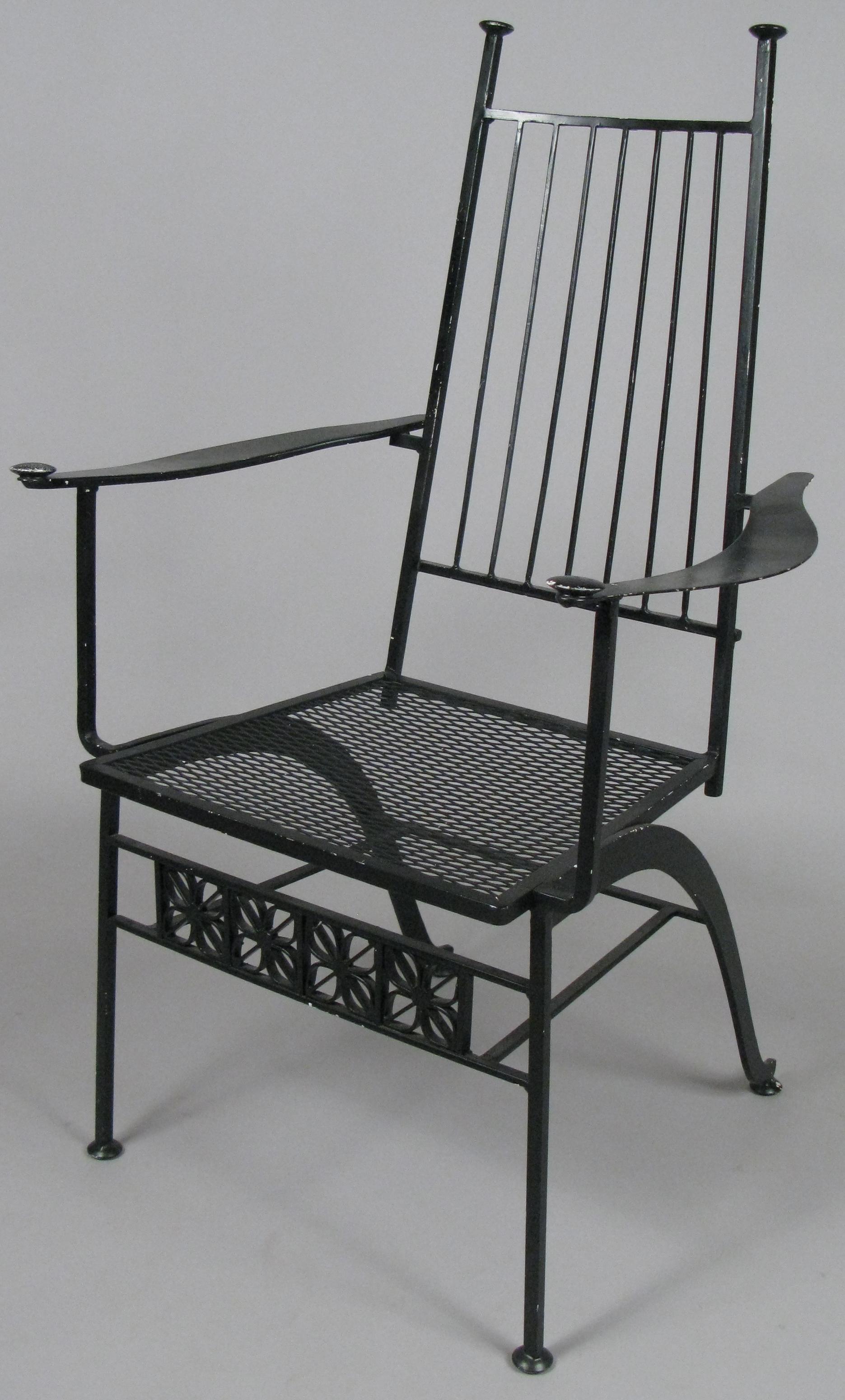 Set of Ten Rare Salterini El Prado Chairs In Good Condition In Hudson, NY