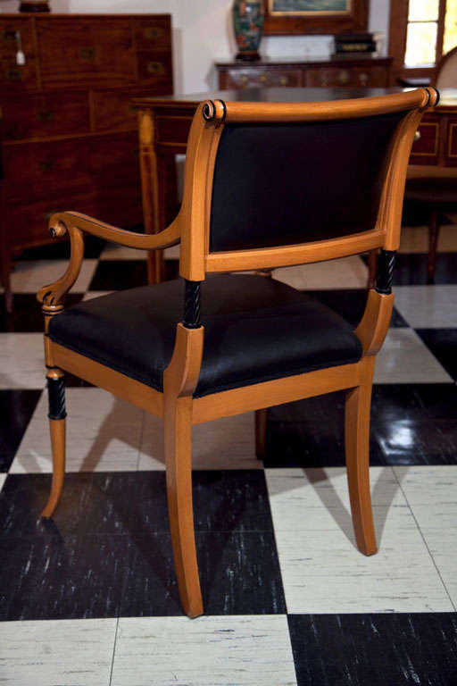 Set of Ten Regency Style Dining Chairs 4