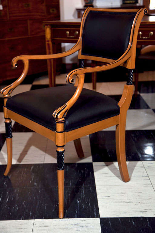 Set of Ten Regency Style Dining Chairs 1