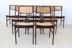 Set of Ten Rosewood Brazilian Chair